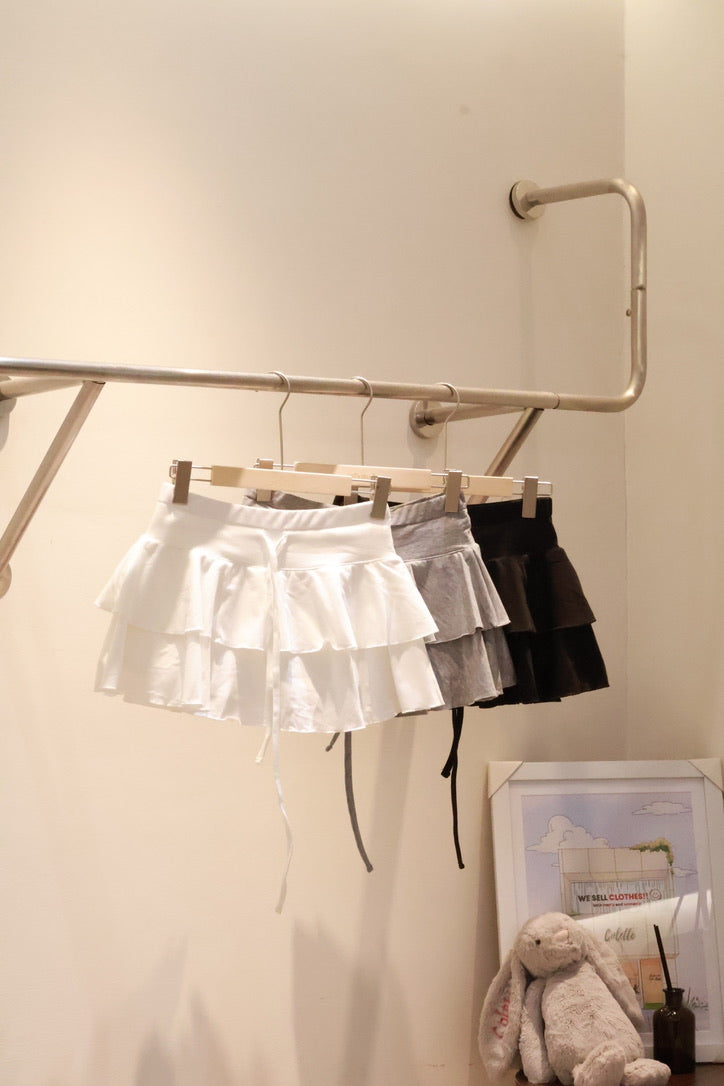 NUDETHELABEL FLARED SKORT