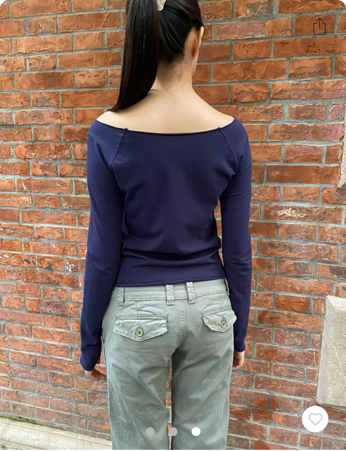 BRANDY Bonnie Top- NAVY
