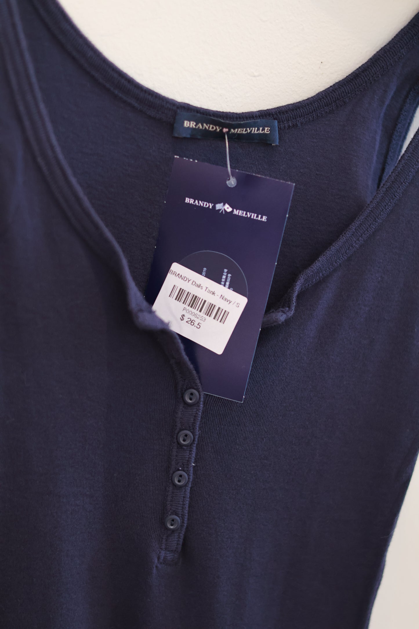 BRANDY Dails Tank - Navy / S