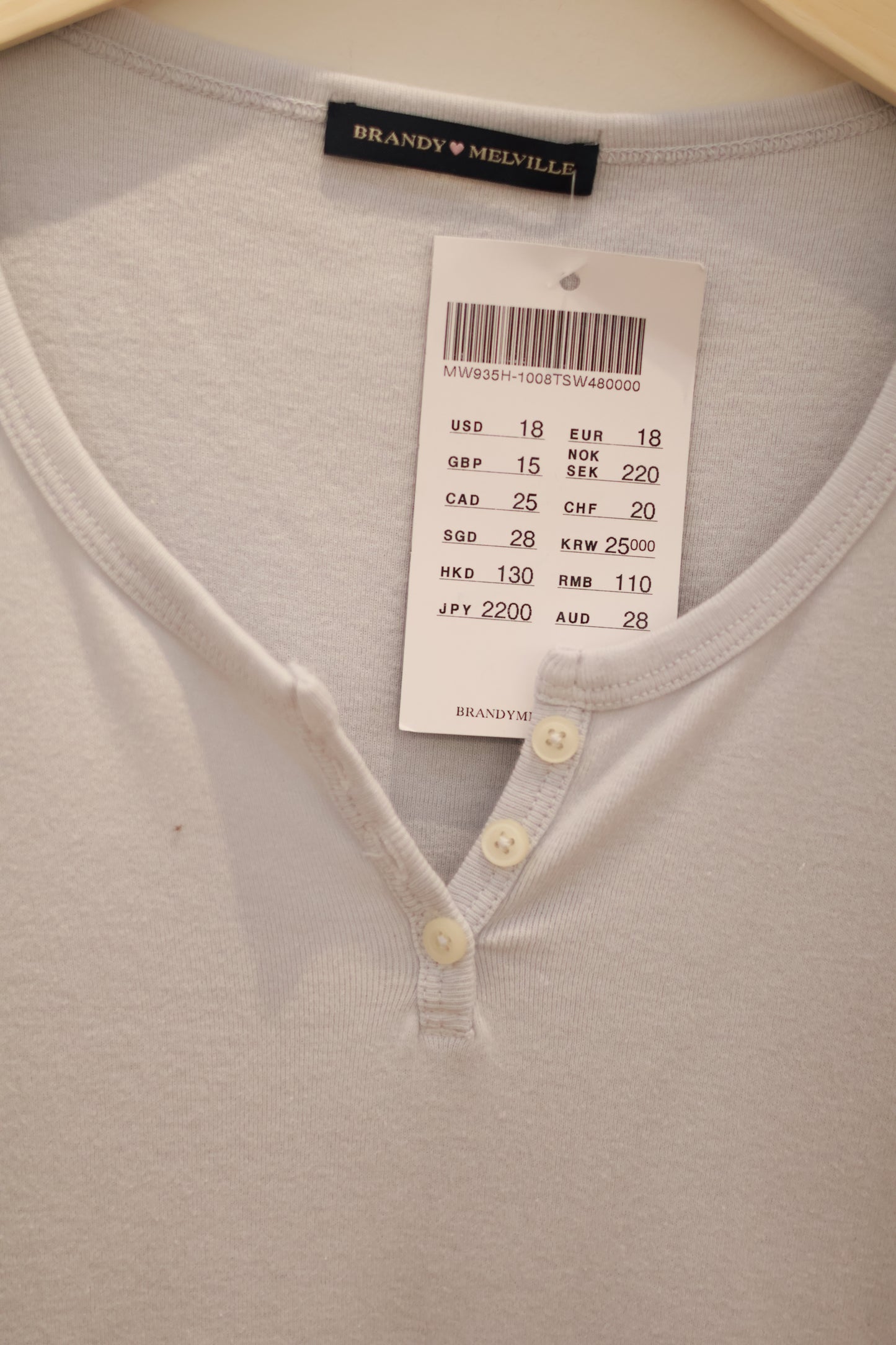 BRANDY Zelly Top- GRAY BLUE