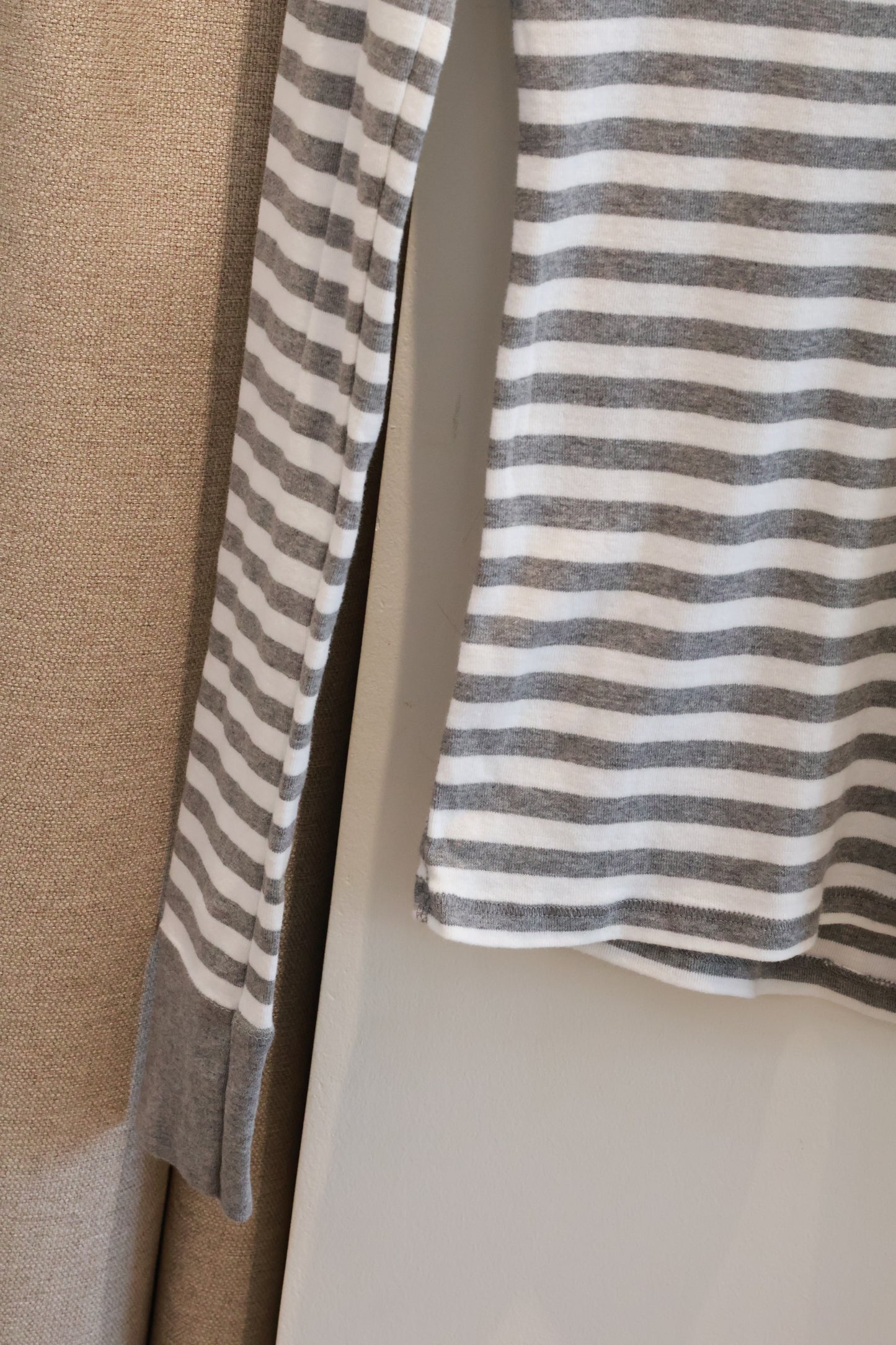 BRANDY Zelly Striped Top- gray