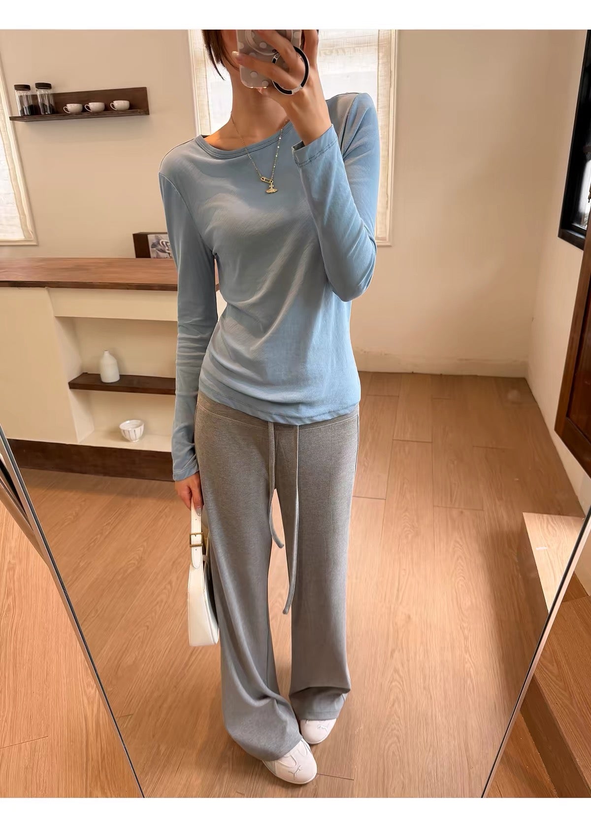 AUD Straight Tube Casual Pants