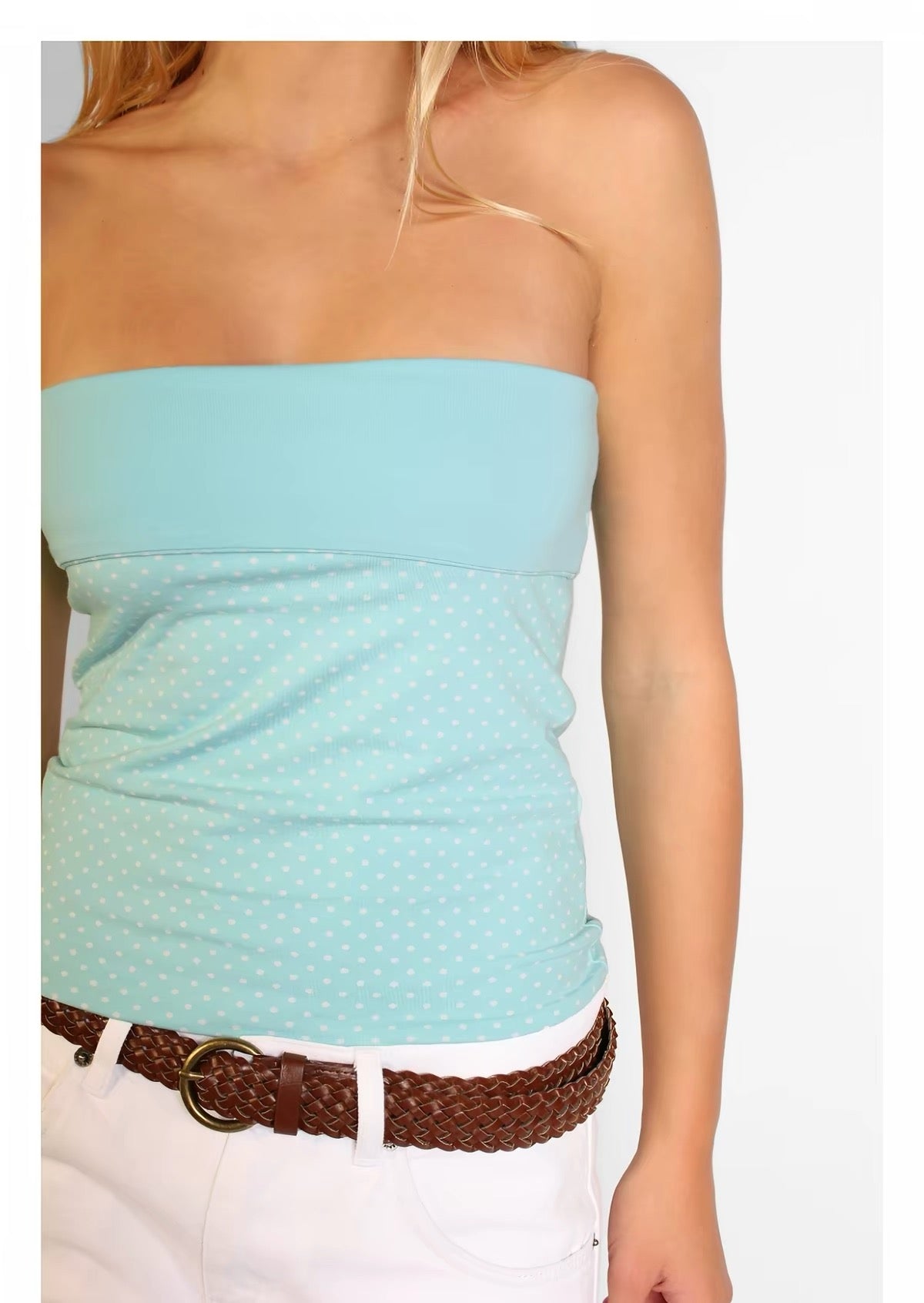 SUBDUED Tube Top - Ocean Green