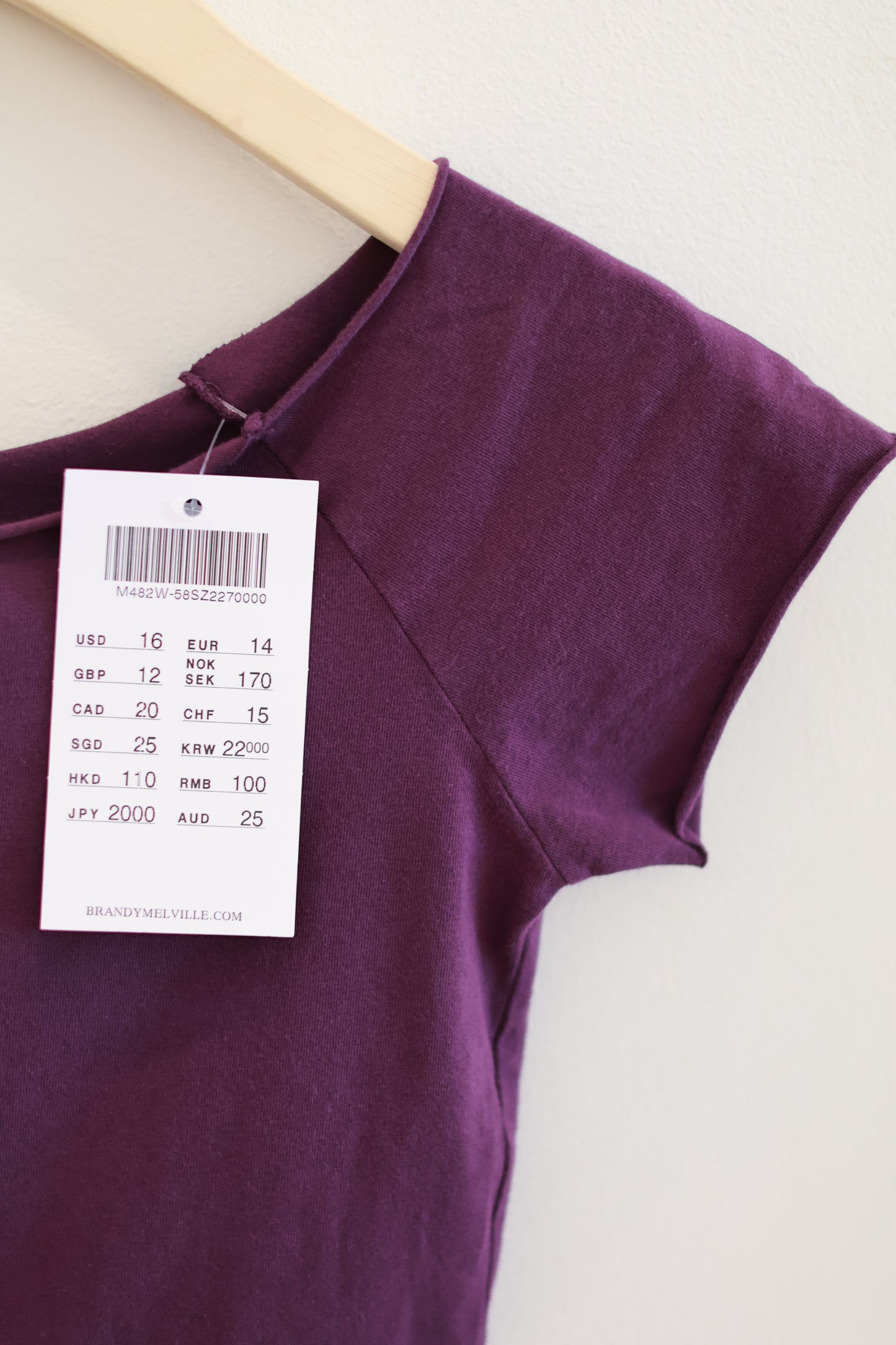 brandy Bonnie Top- purple