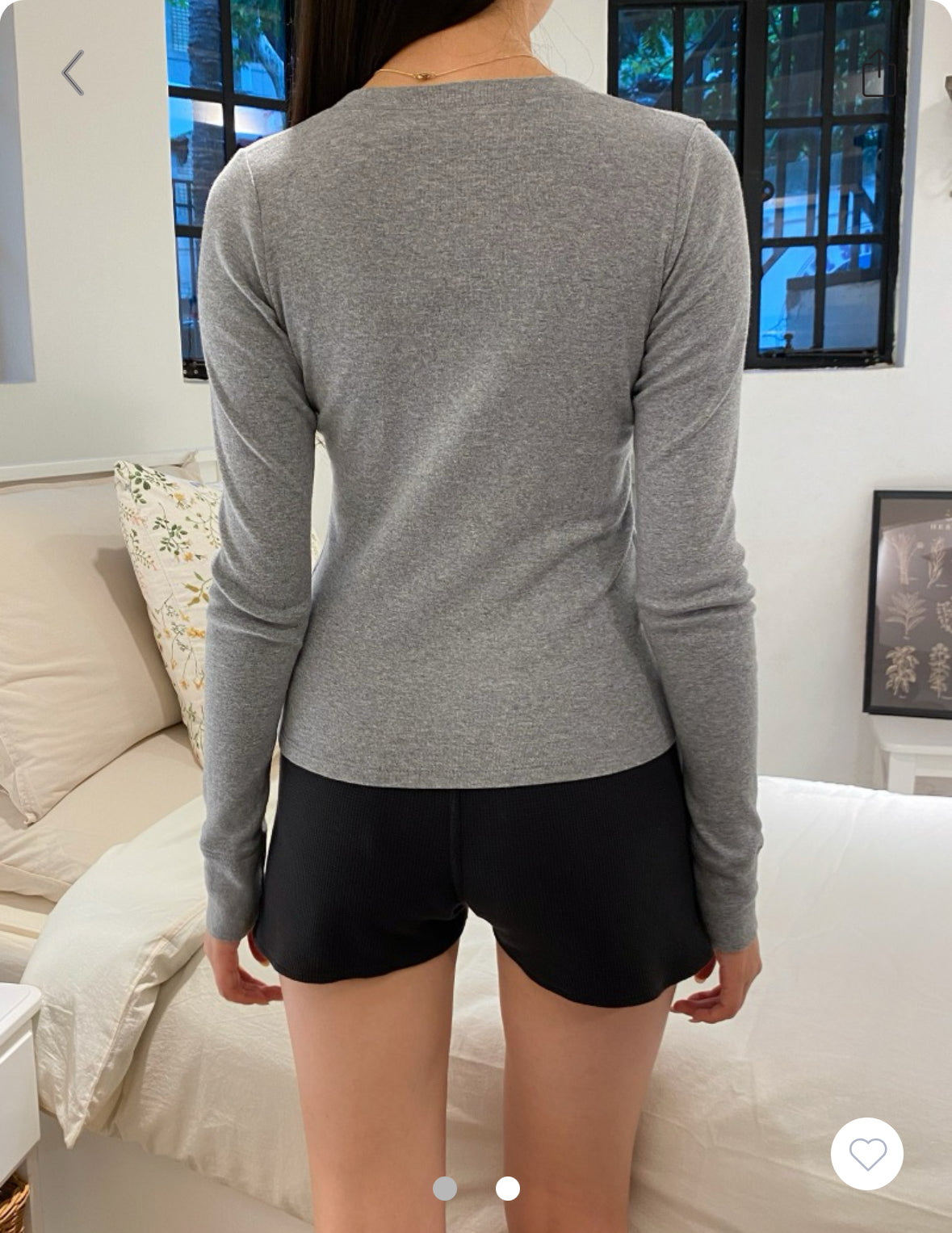 BRANDY Zelly Top- Grey