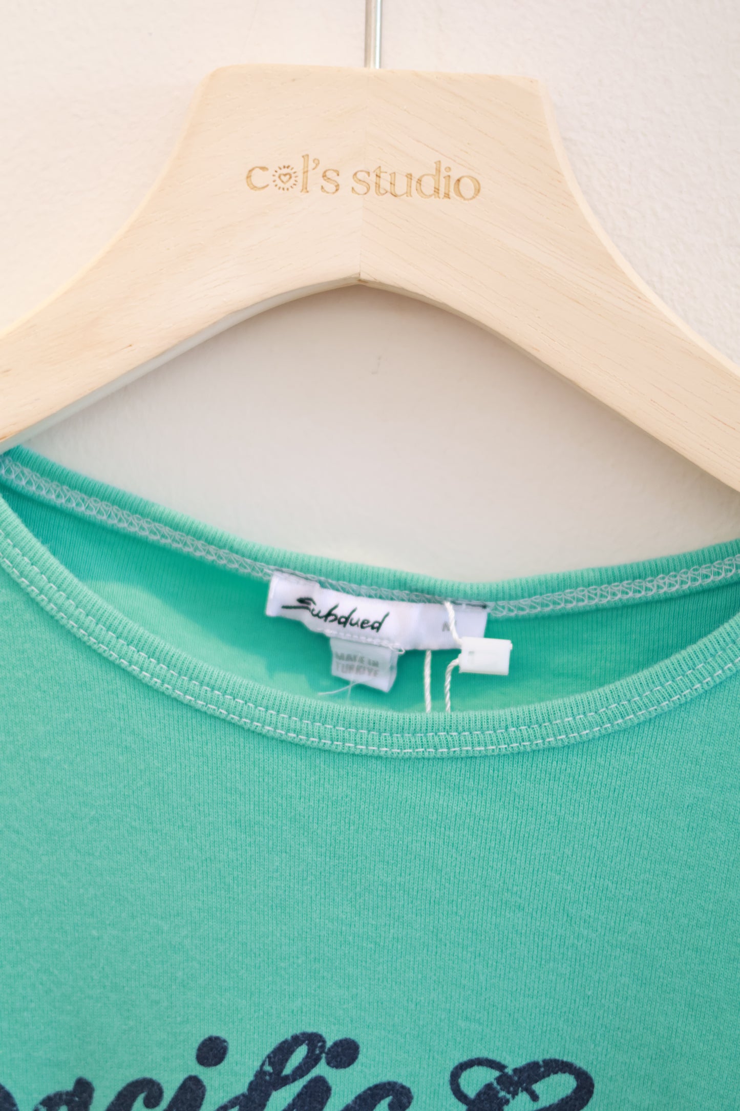 SUBDUED Surf Graphic Tee - Ocean Green