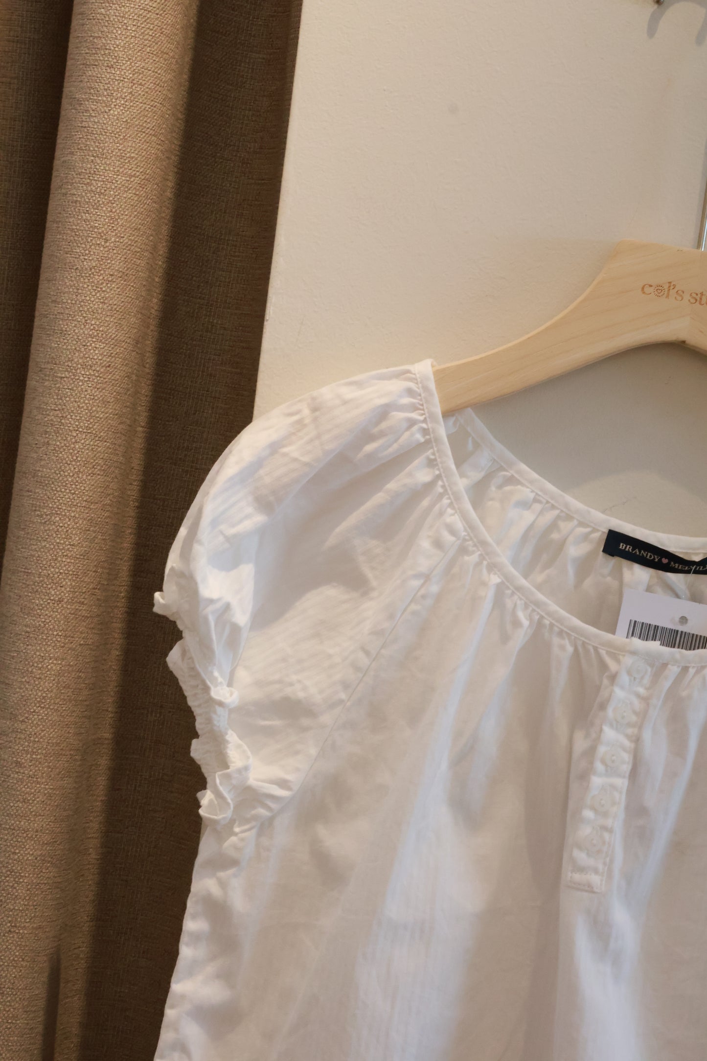 BRANDY Maggie Top - White