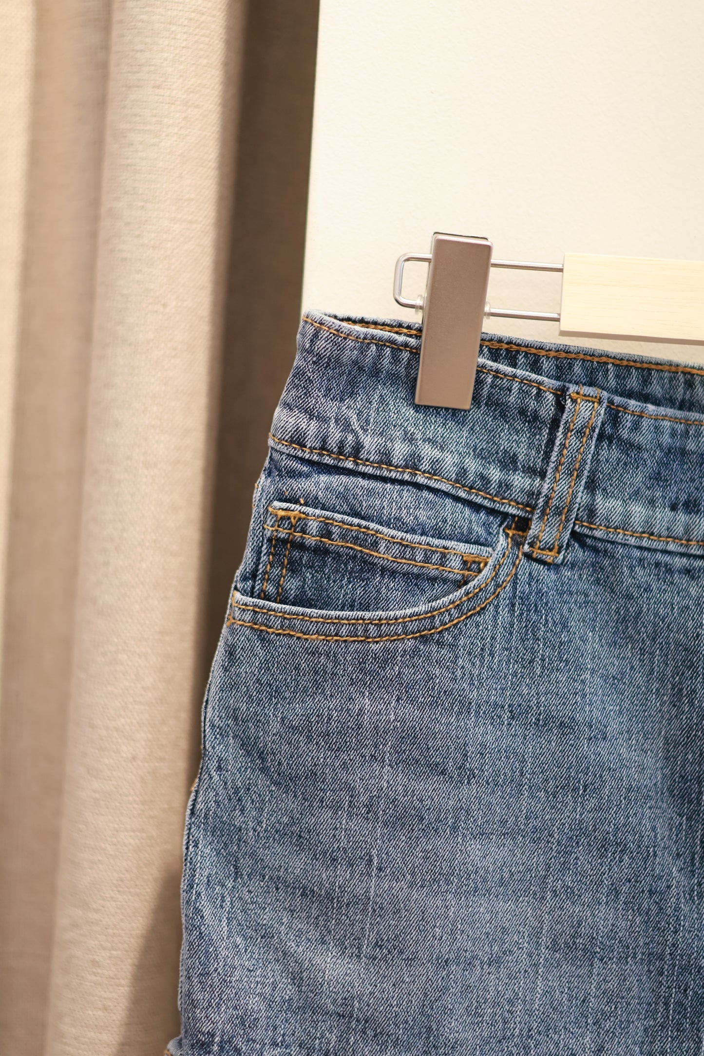 BRANDY Malia Mini Denim Skirt