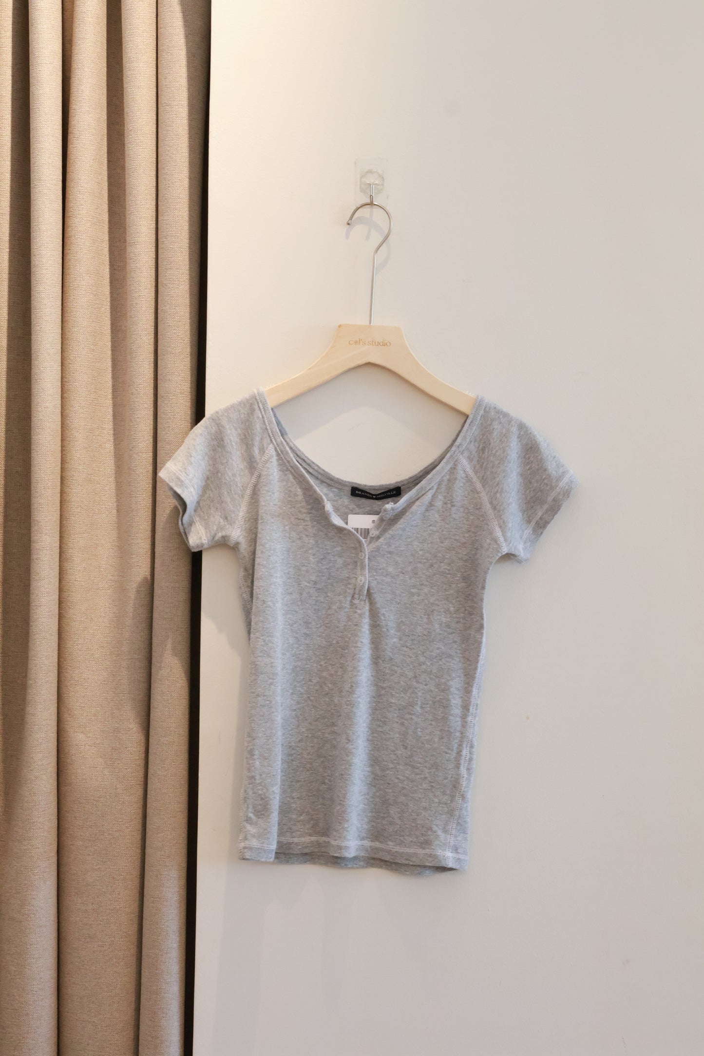 BRANDY Ginny Top  -GRAY