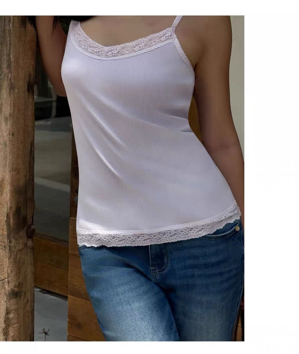 AUD LACE CAMI TANK