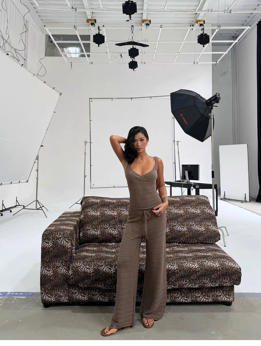 AUD Brown Wide Leg Pants