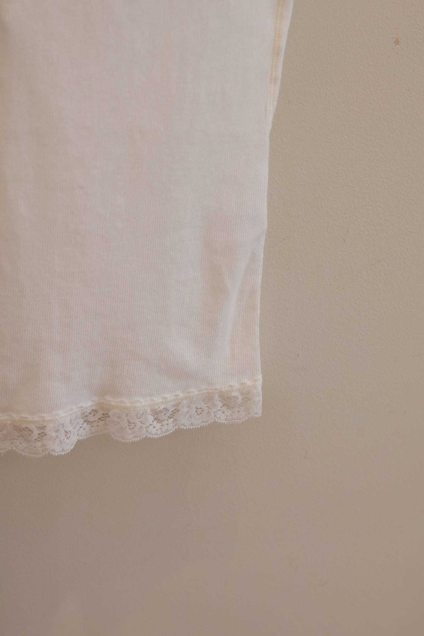 BRANDY Skylar Lace Tank - White