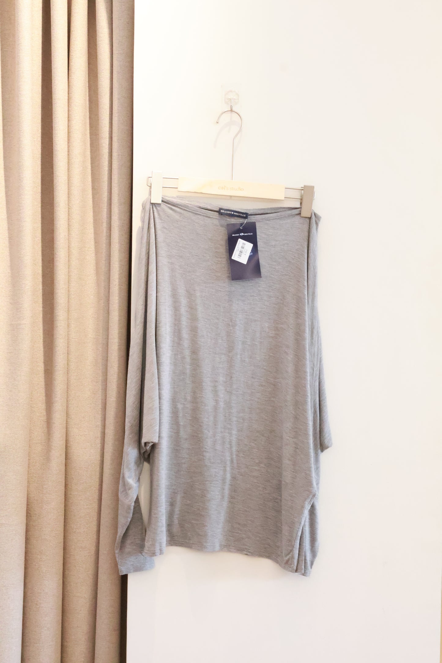 BRANDY Aina Top  -DARK GREY