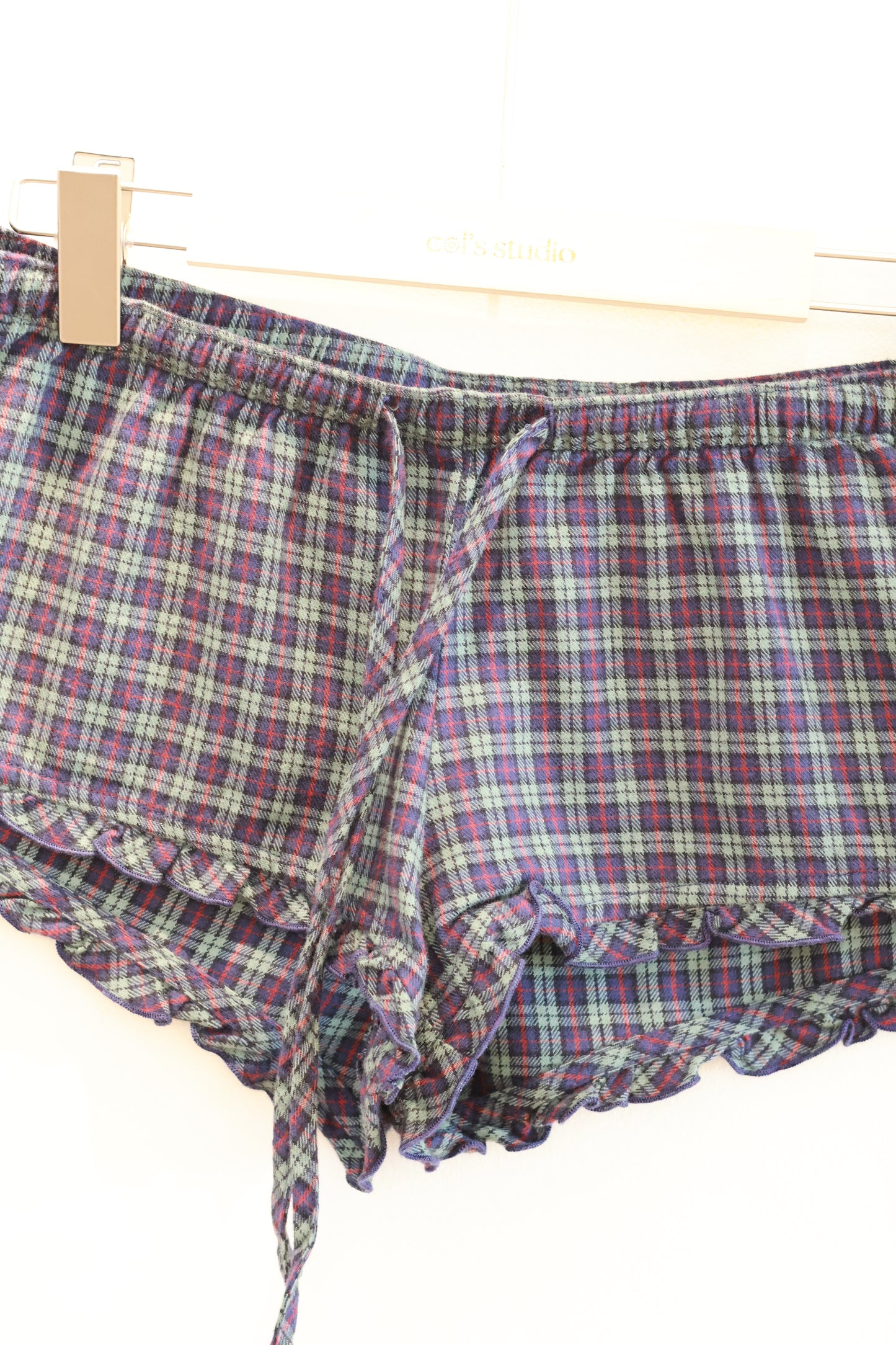 BRANDY Poppy Plaid Shorts