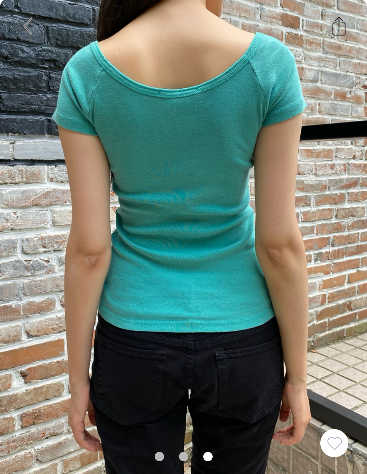 BRANDY zelly top- stone green