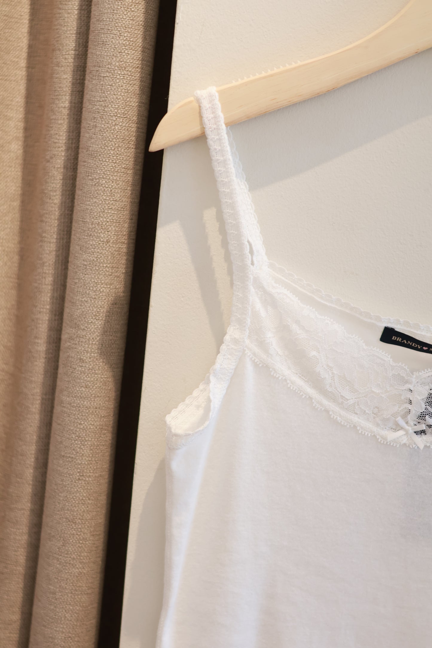 brandy Aden Basic Tank- White