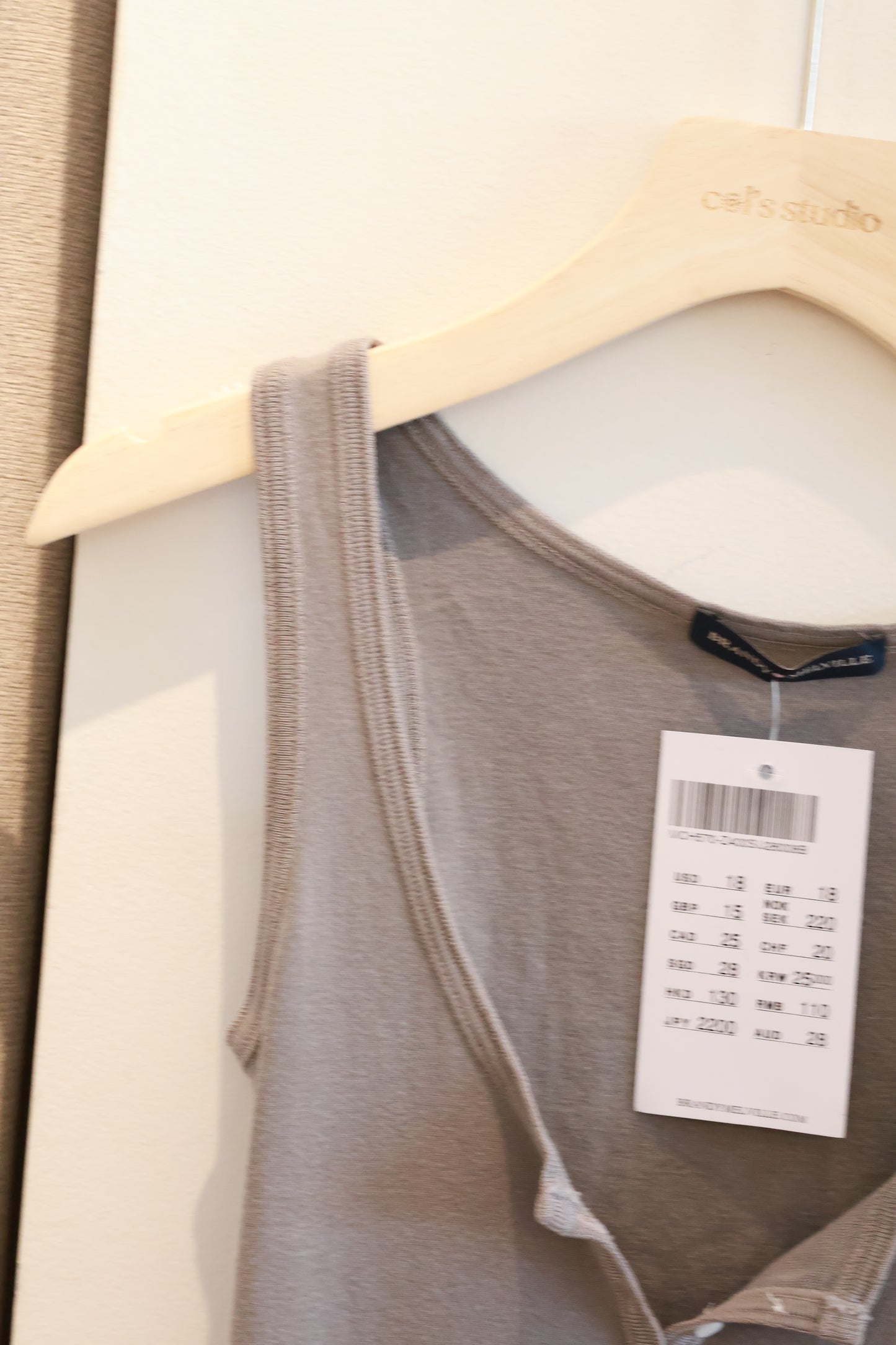 BRANDY Dails Tank- cement gray
