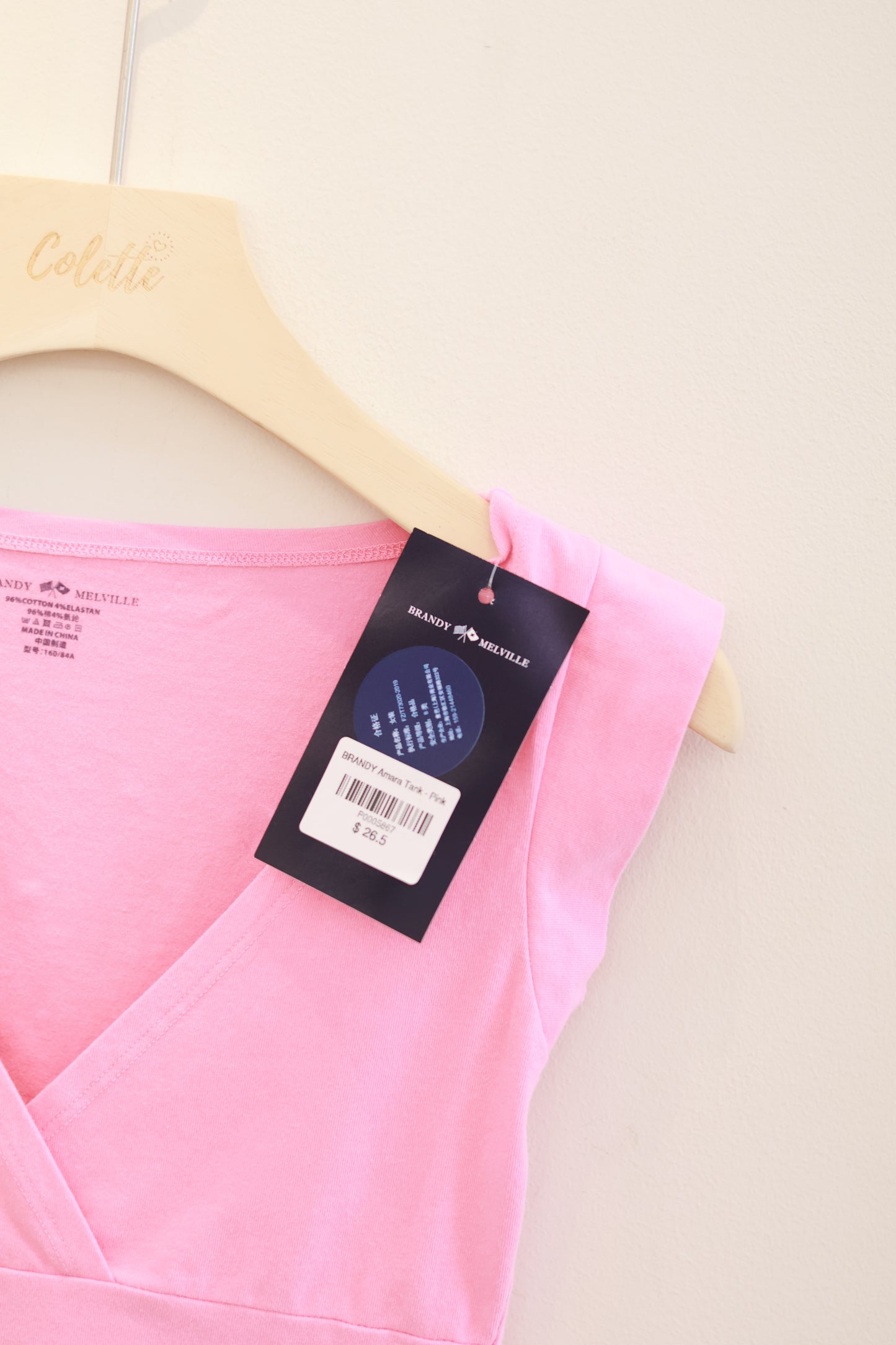 BRANDY Amara Tank - Pink