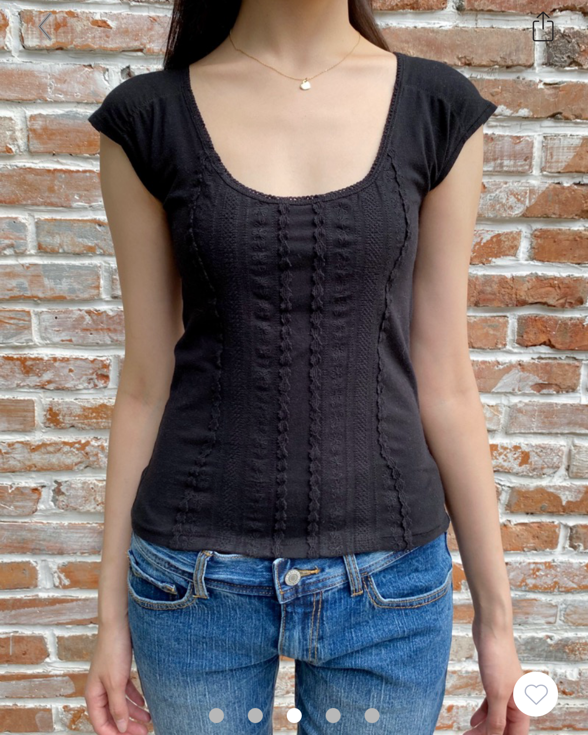 brandy Lesley Lace Top