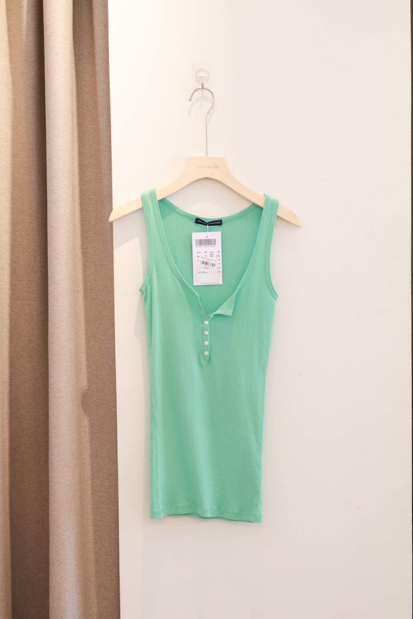 BRANDY Dails Tank - Ice Green