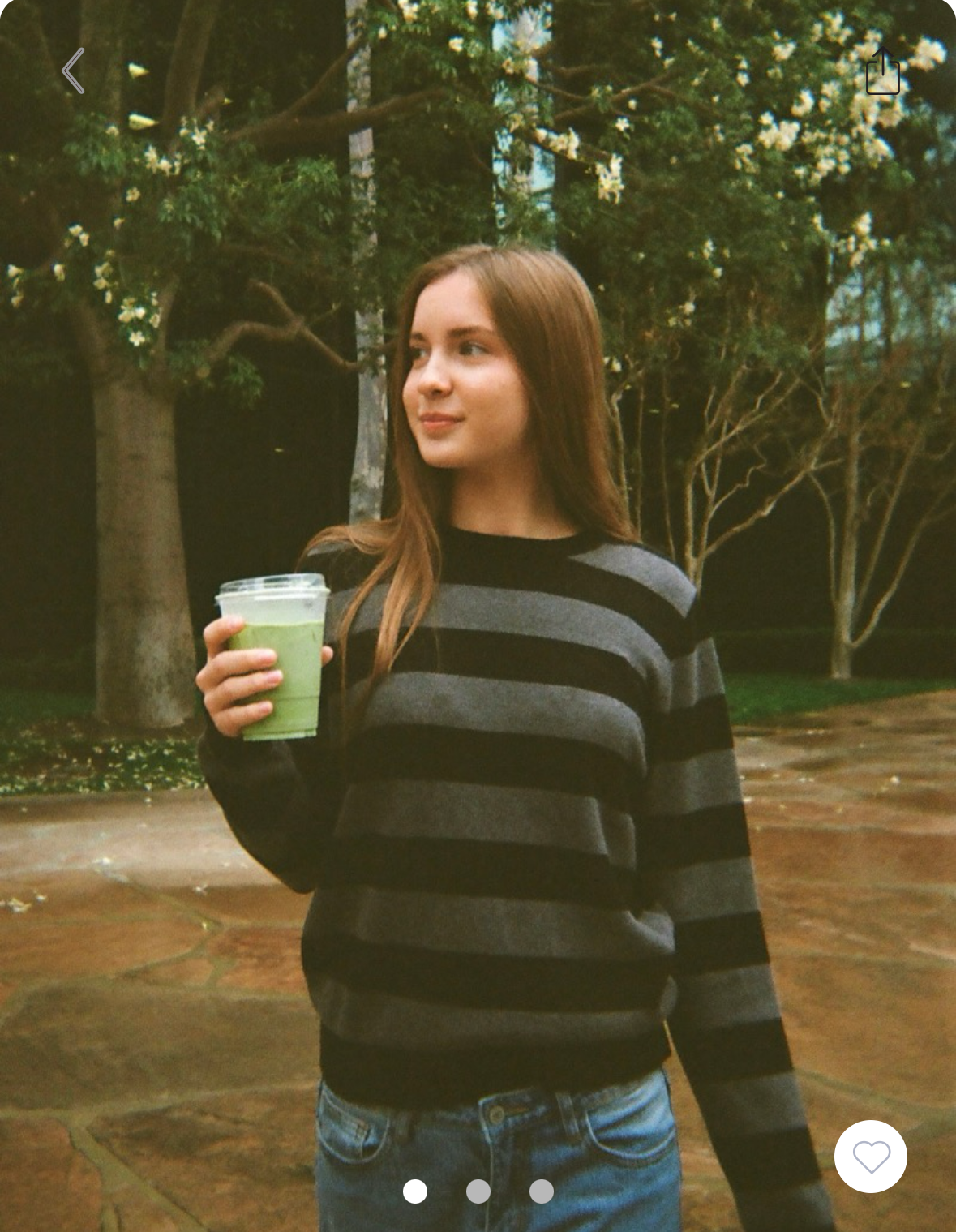 BRANDY MELVILLE Brianna Striped Sweater