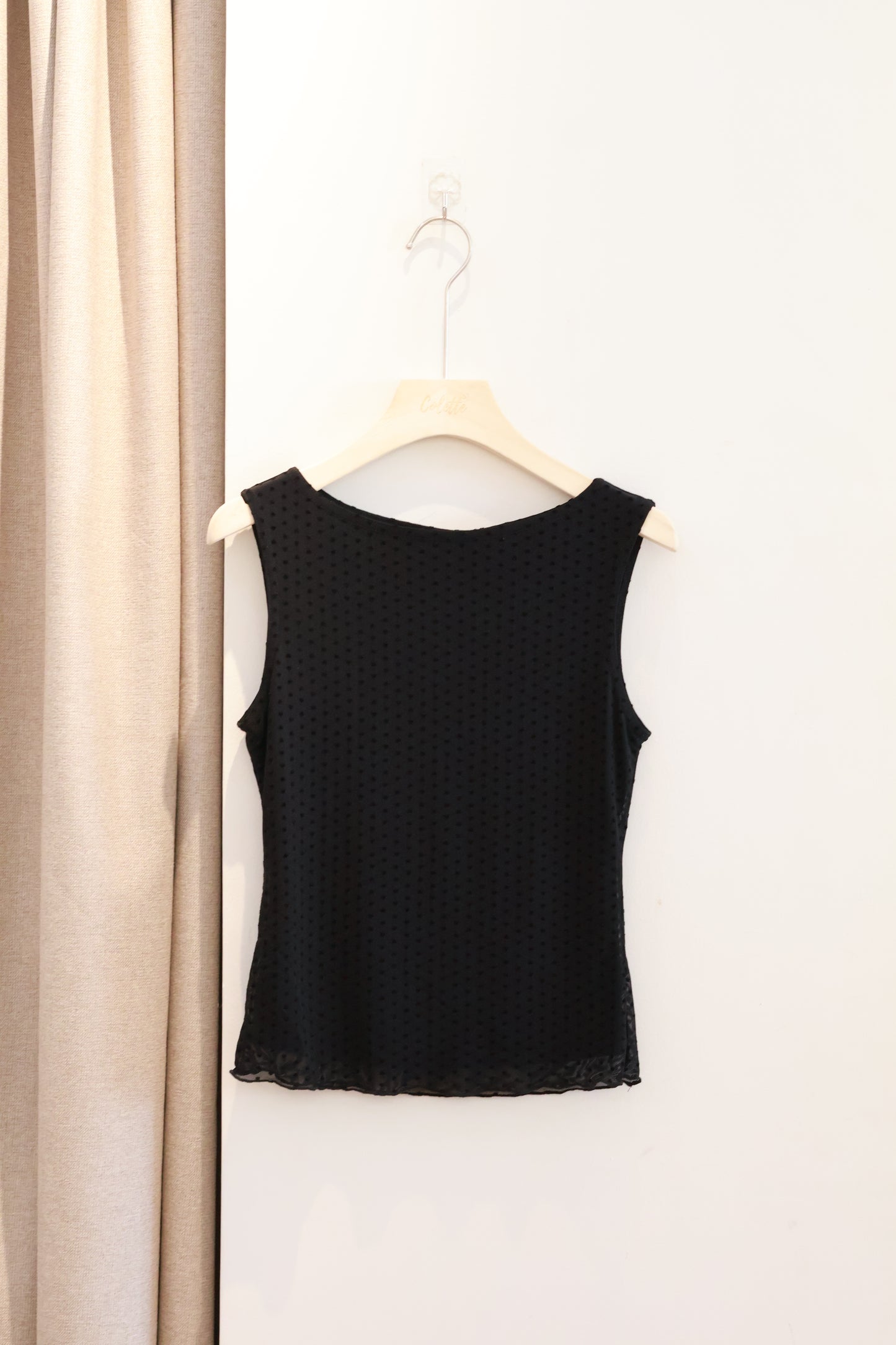 BRANDY Kathleen Polka Dot Top