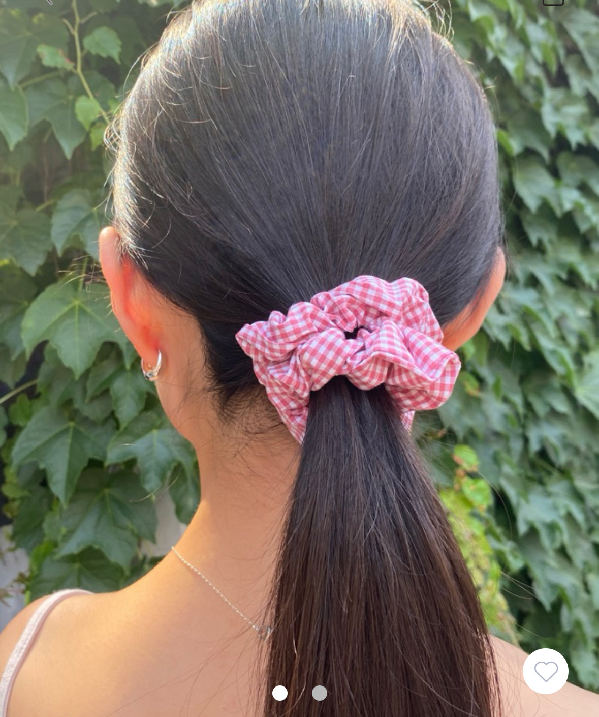 BRANDY Plaid Scrunchie