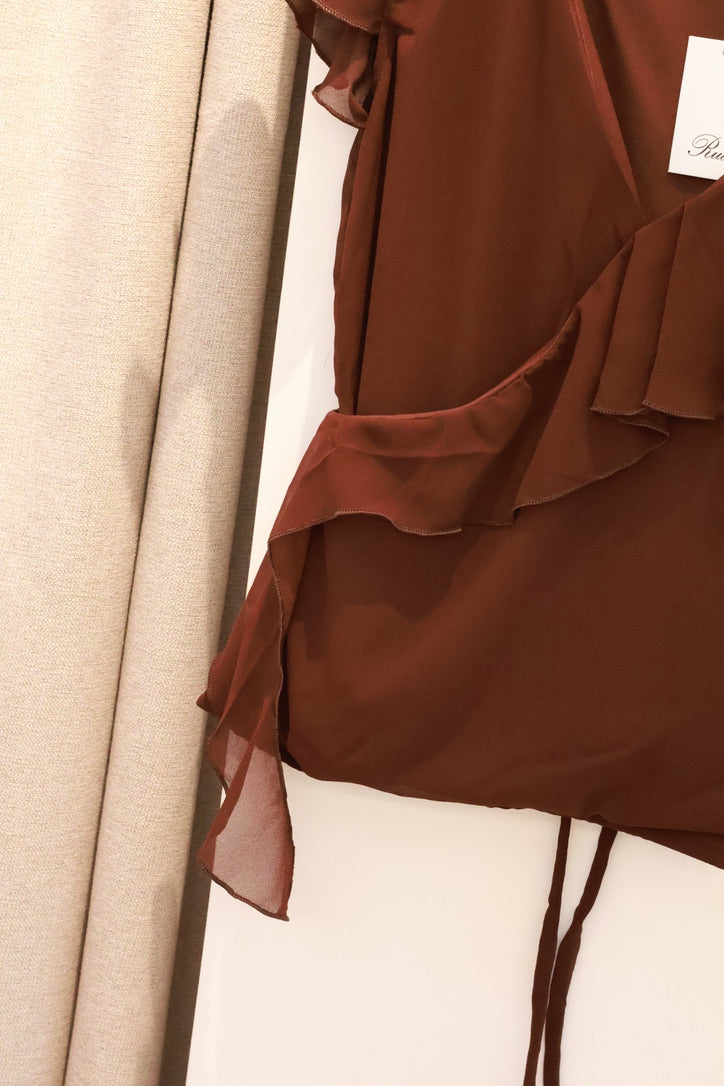 STUDIO RUE RUFFLE TOP