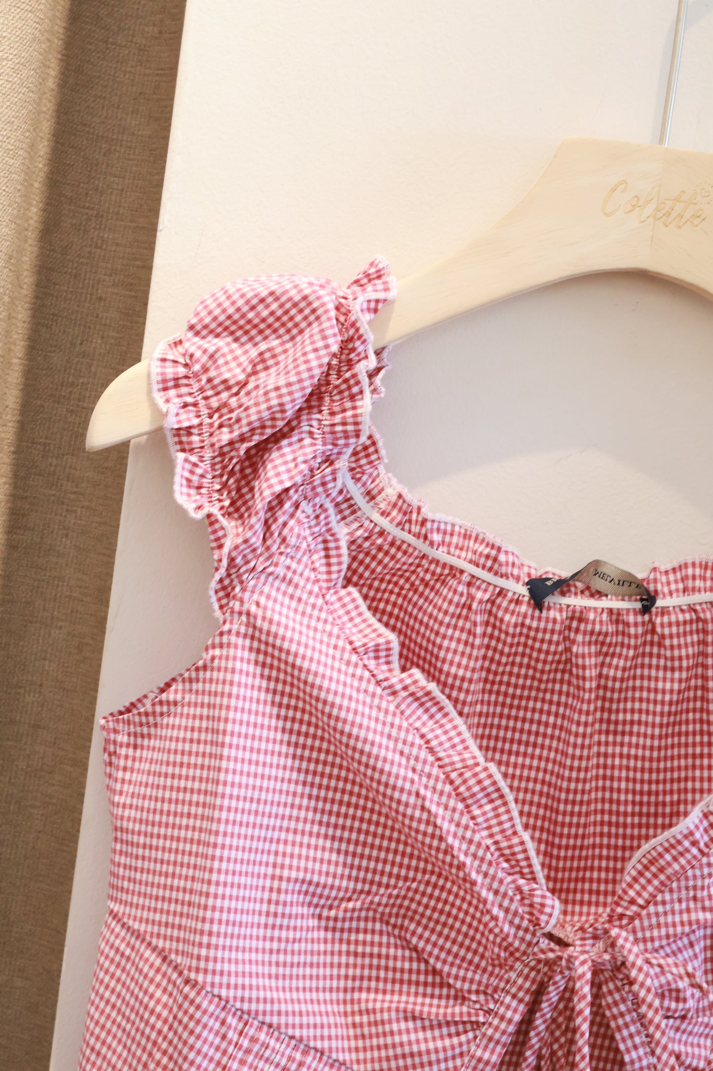BRANDY Sarah Plaid Top
