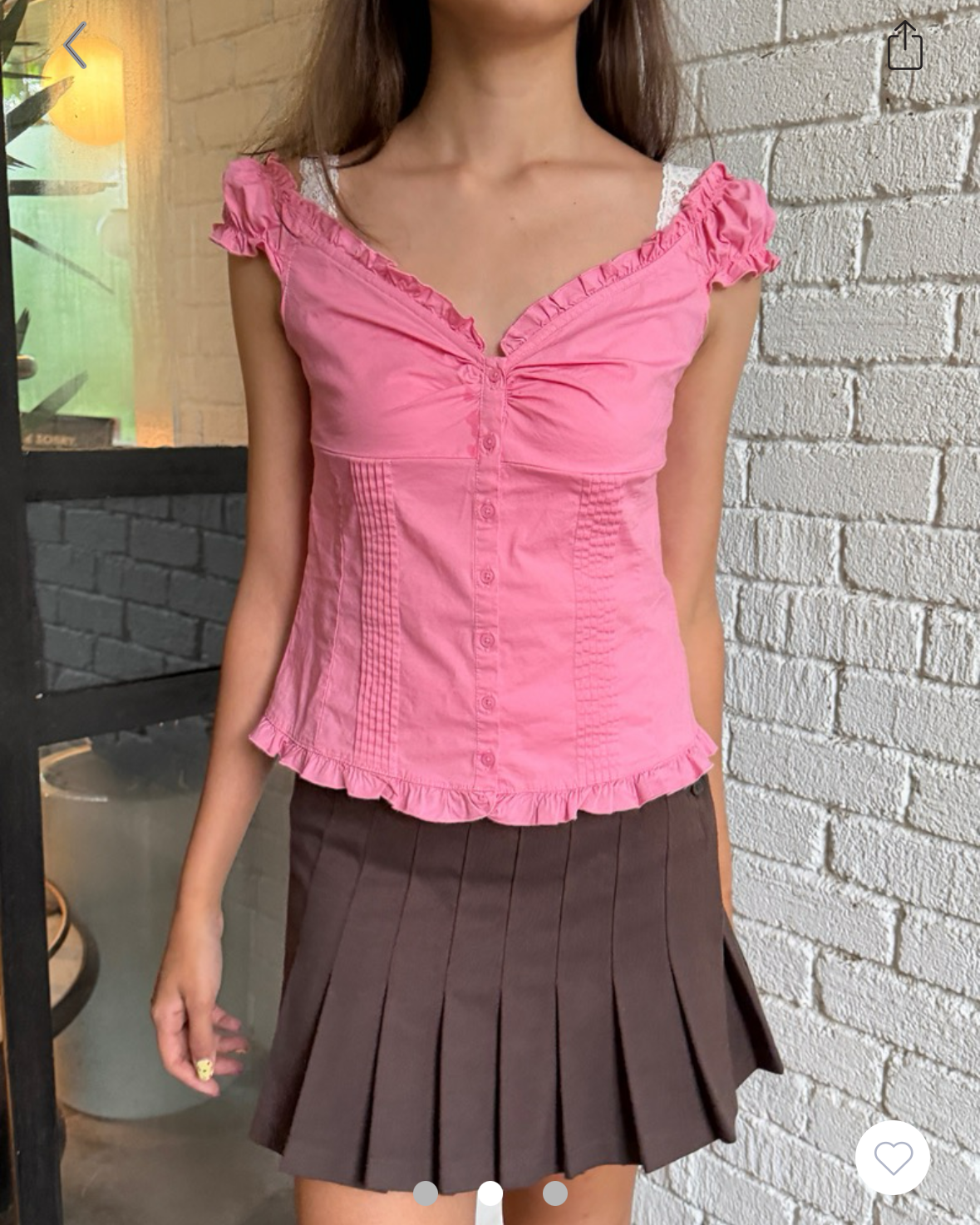 brandy Tianna Top- pink