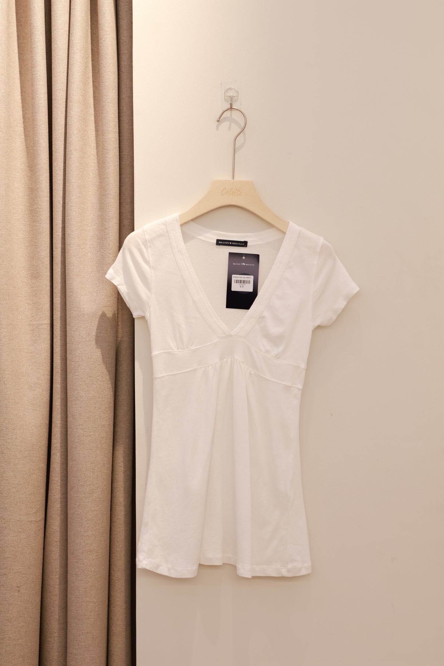 BRANDY Naia Top- WHITE