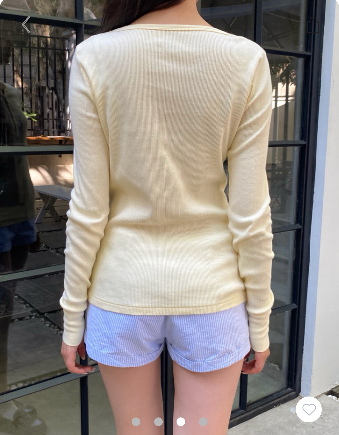 BRANDY MELVILLE Zelly Top  -YELLOW