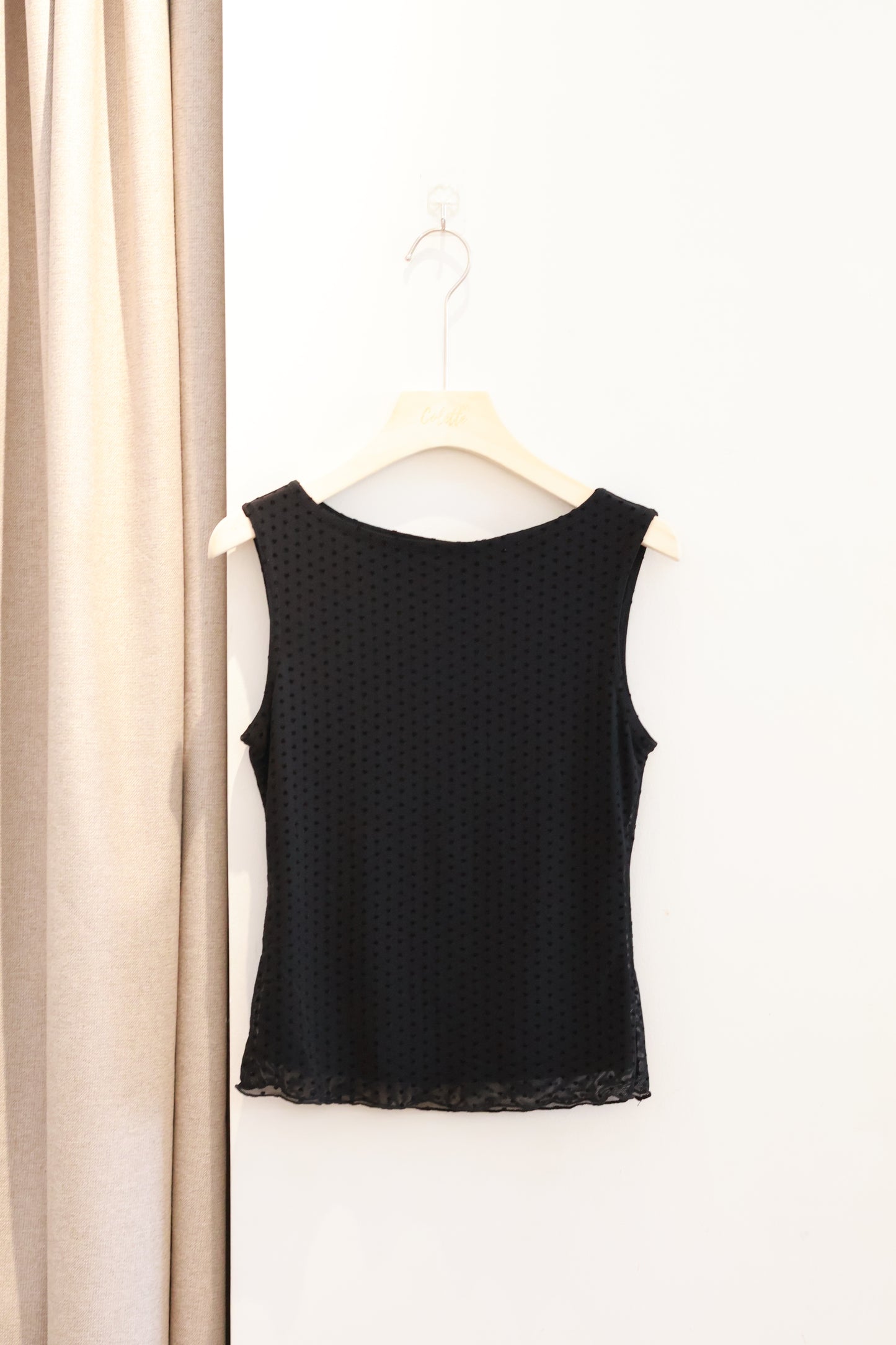 BRANDY Kathleen Polka Dot Top
