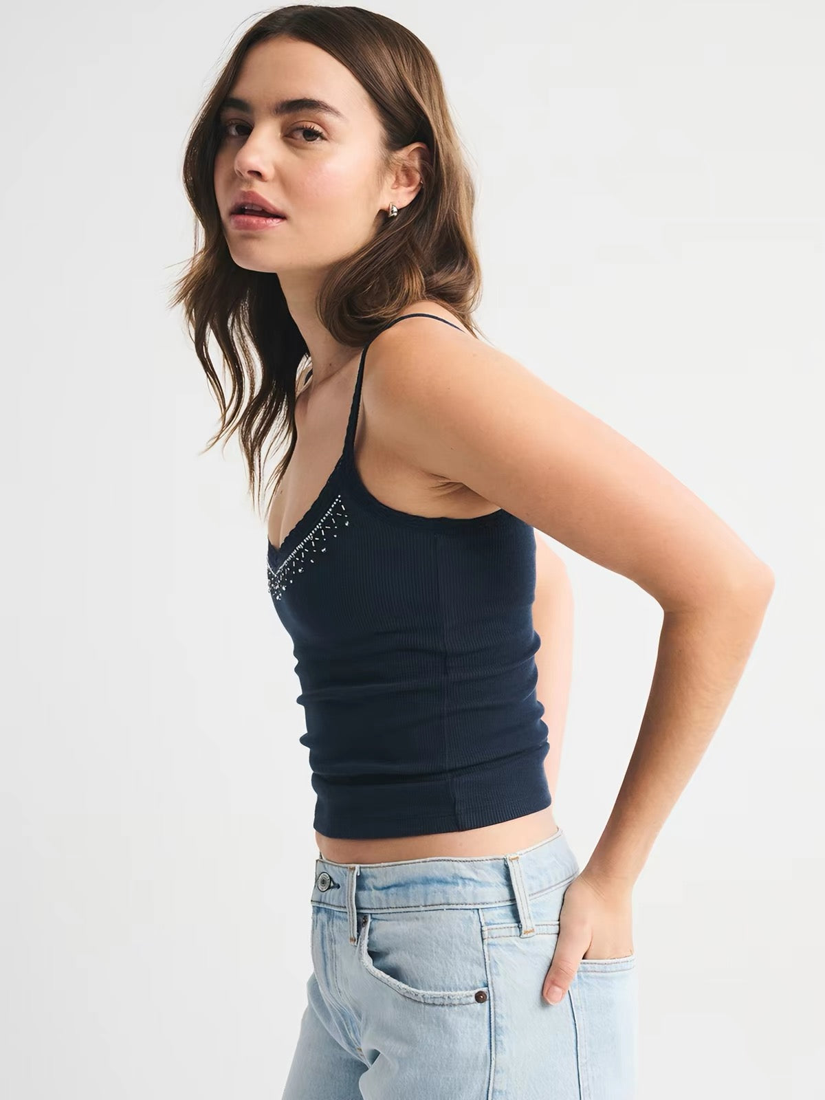 ABERCROMIE&FITCH V-Neck Tank Top