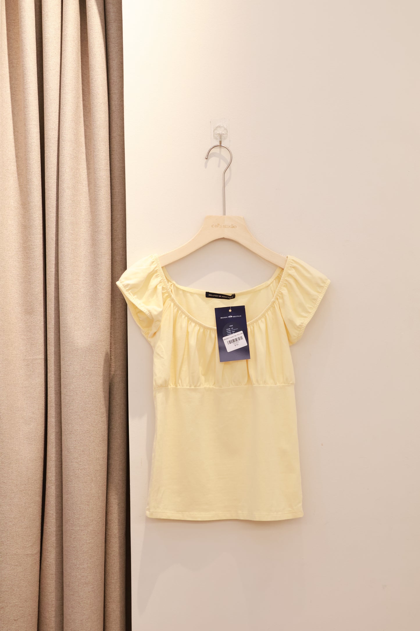 BRANDY Casey Top - Yellow / S