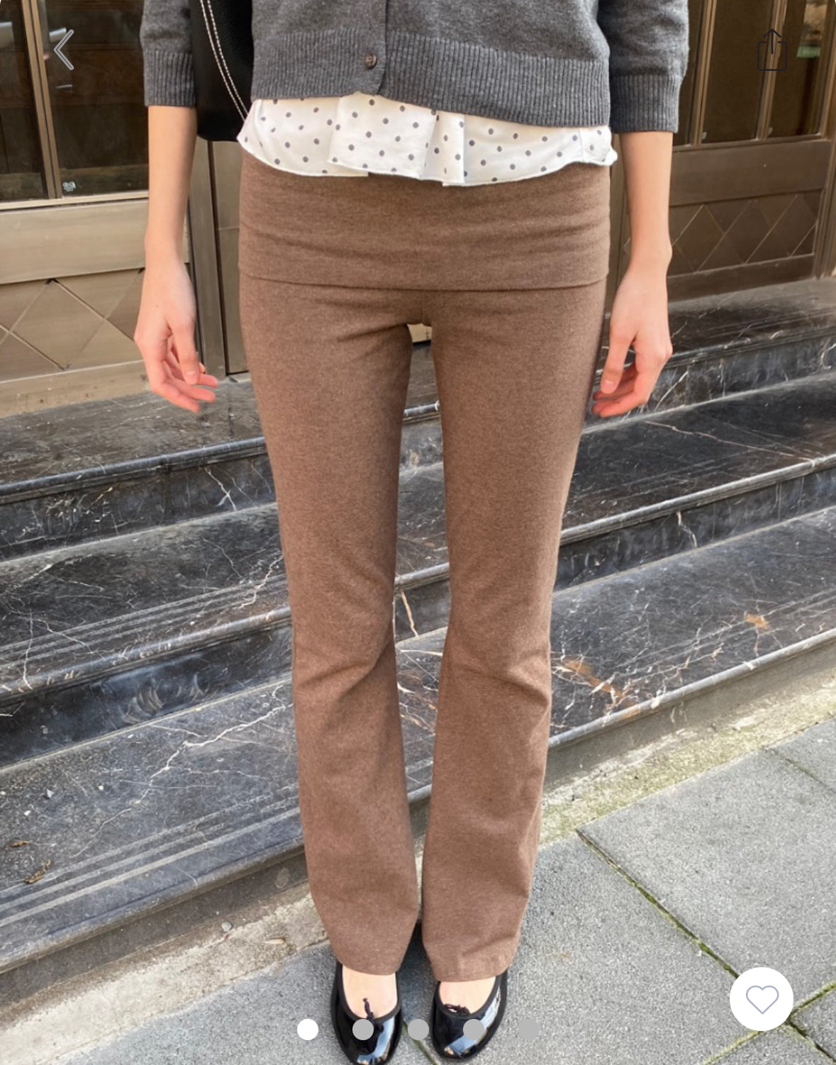 BRANDY Priscilla Pants- OCT  -BROWN COFFEE