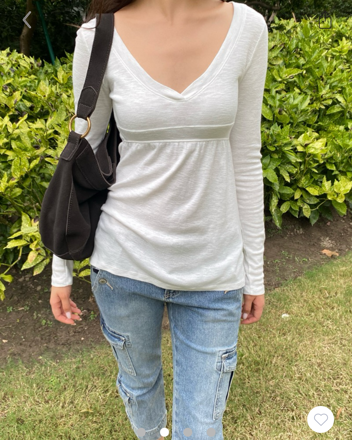 BRANDY Amelie Top  -GREY