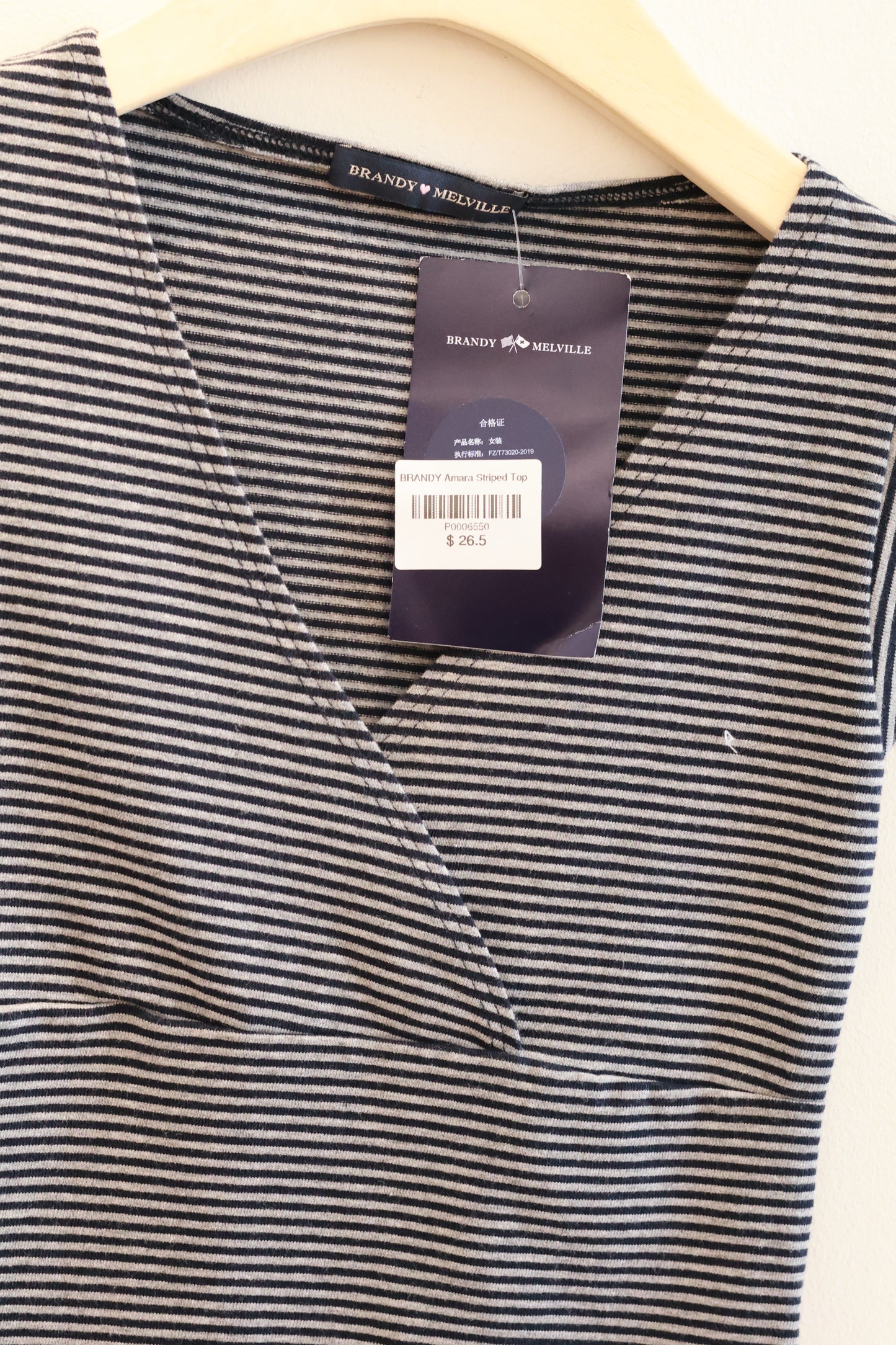 BRANDY Amara Striped Top