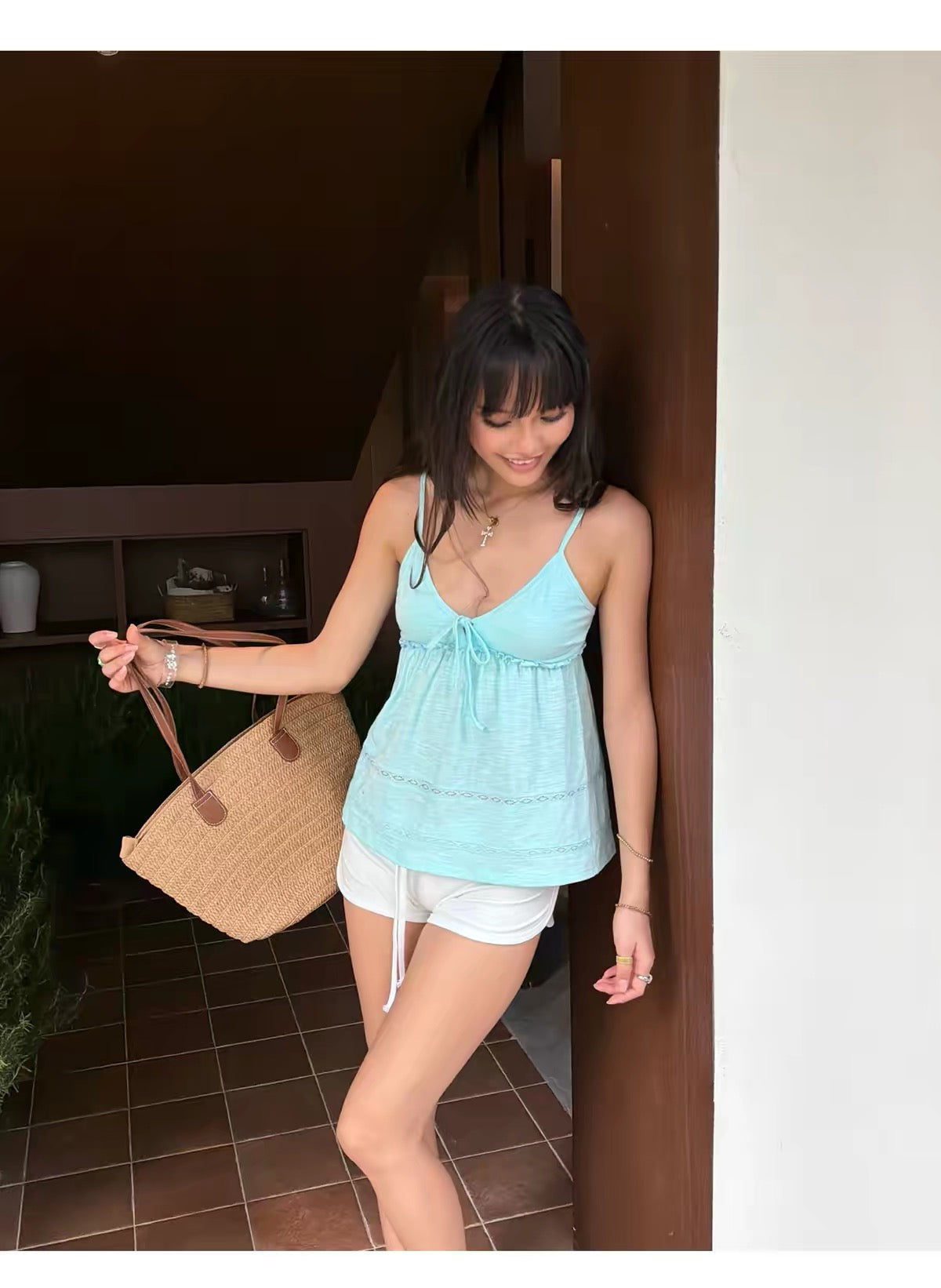 AUD TEAL Strap Tank