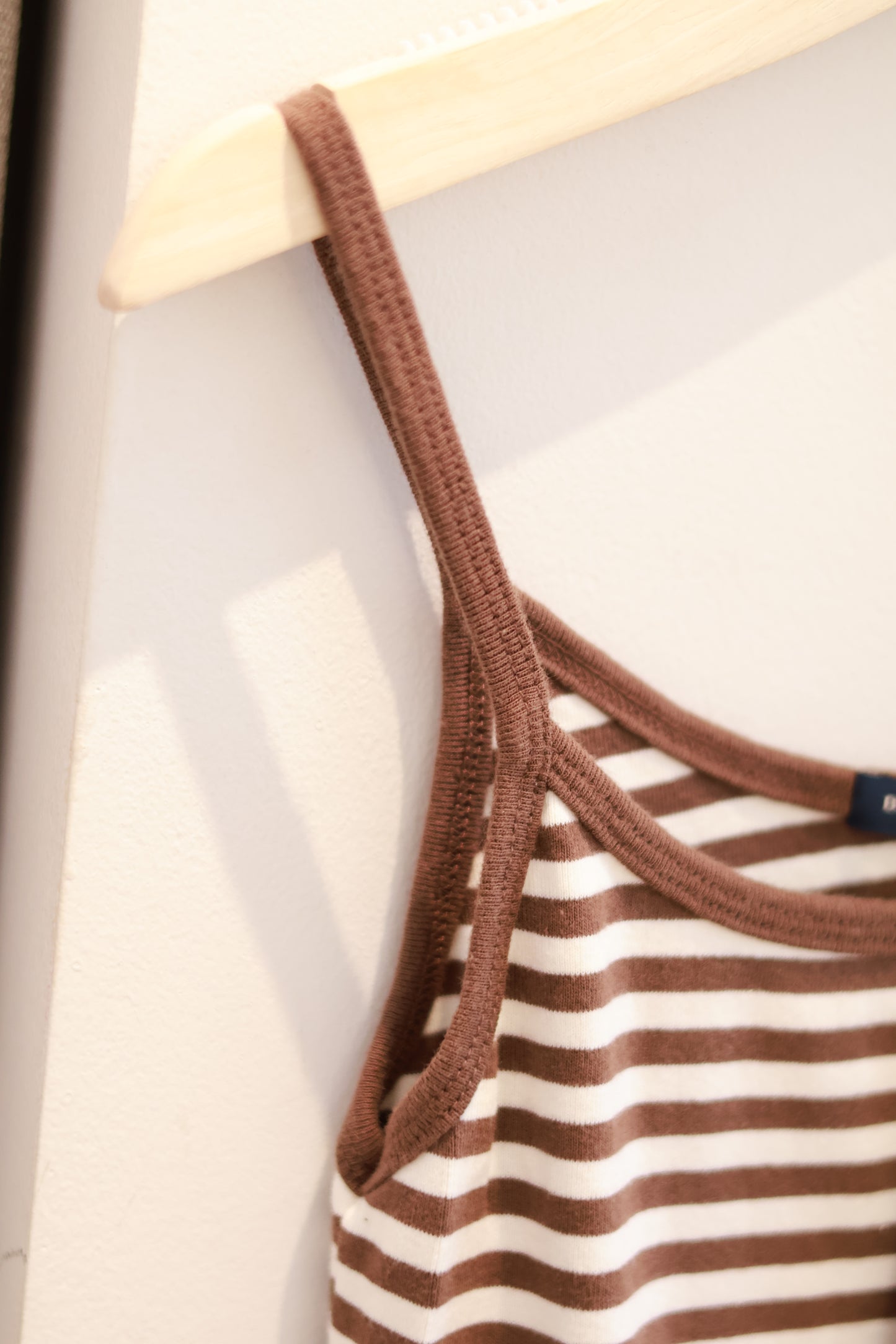 BRANDY Skylar Striped Tank - Brown
