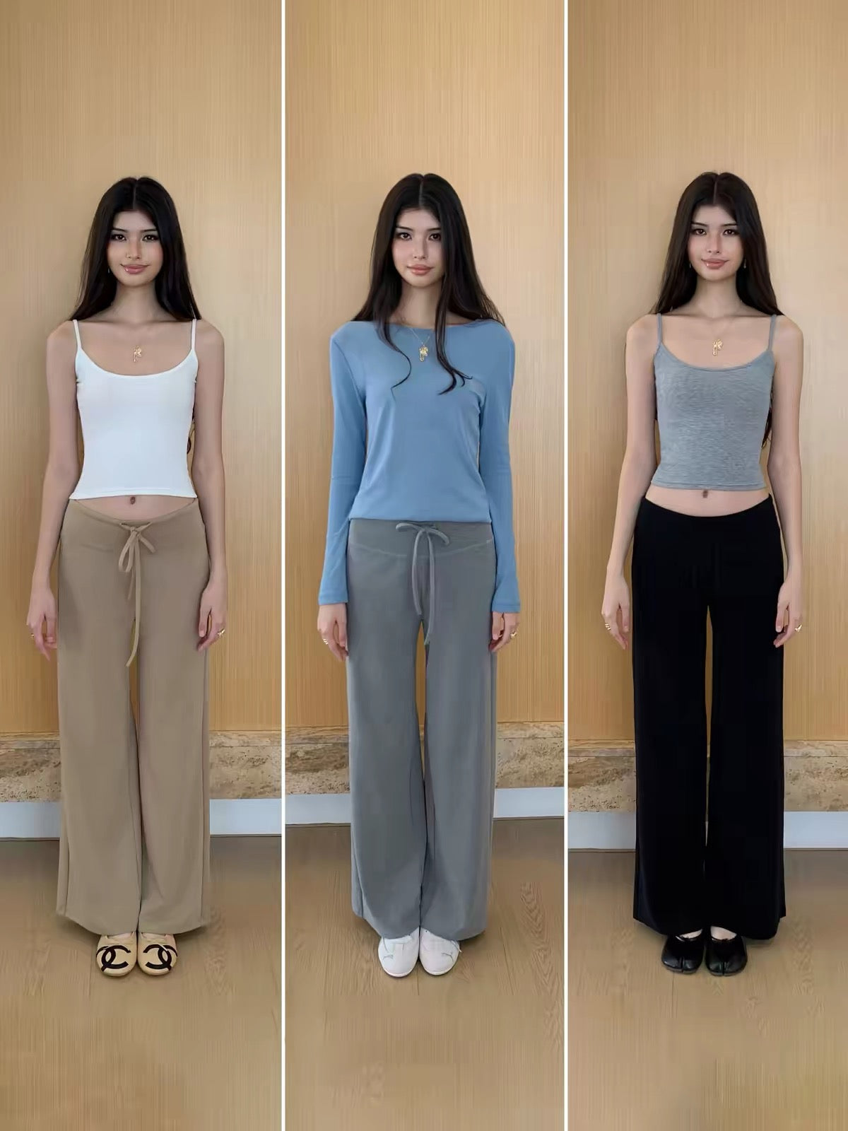 AUD Straight Tube Casual Pants