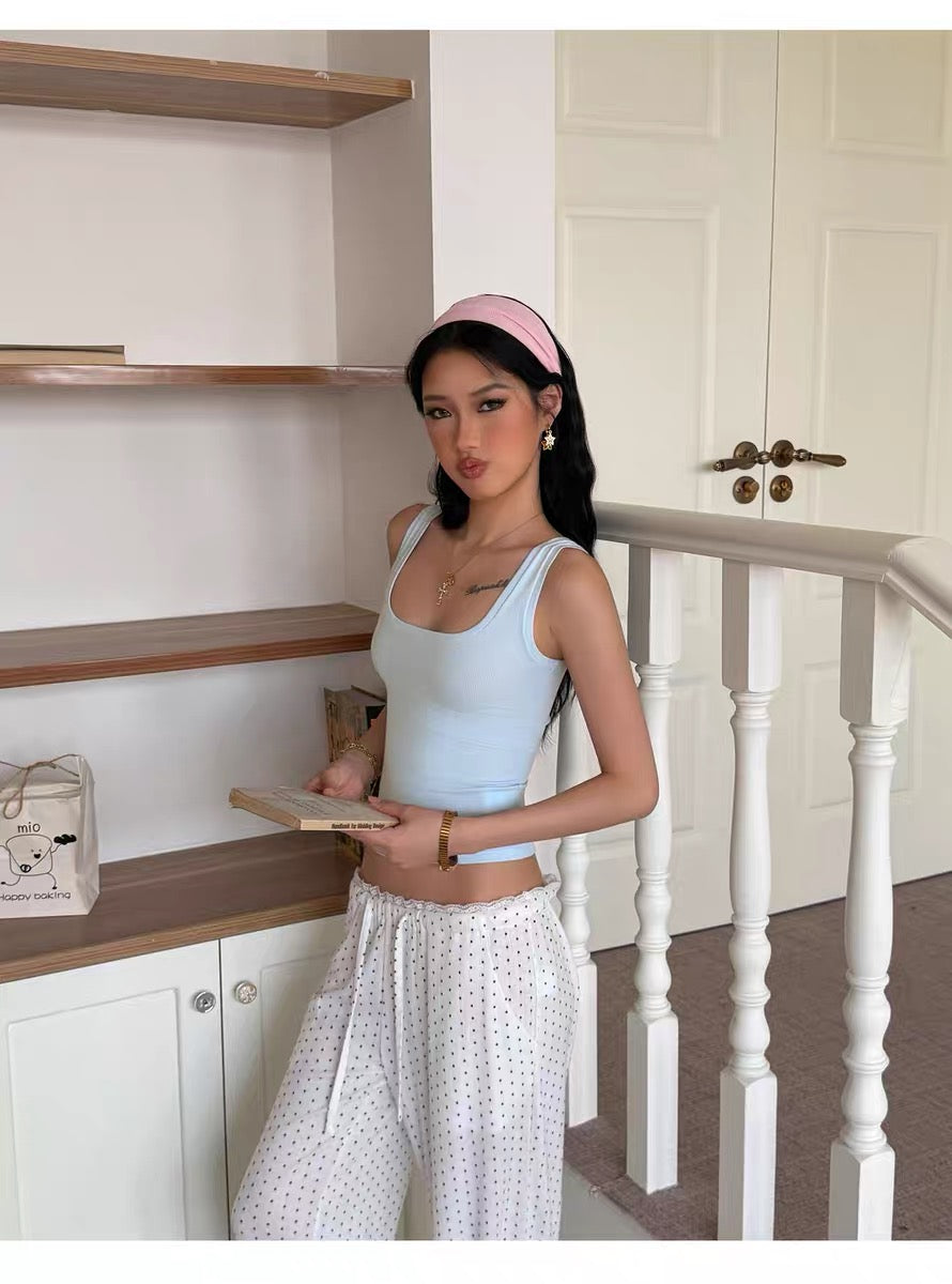 AUD Baby Blue U-Neck Tank