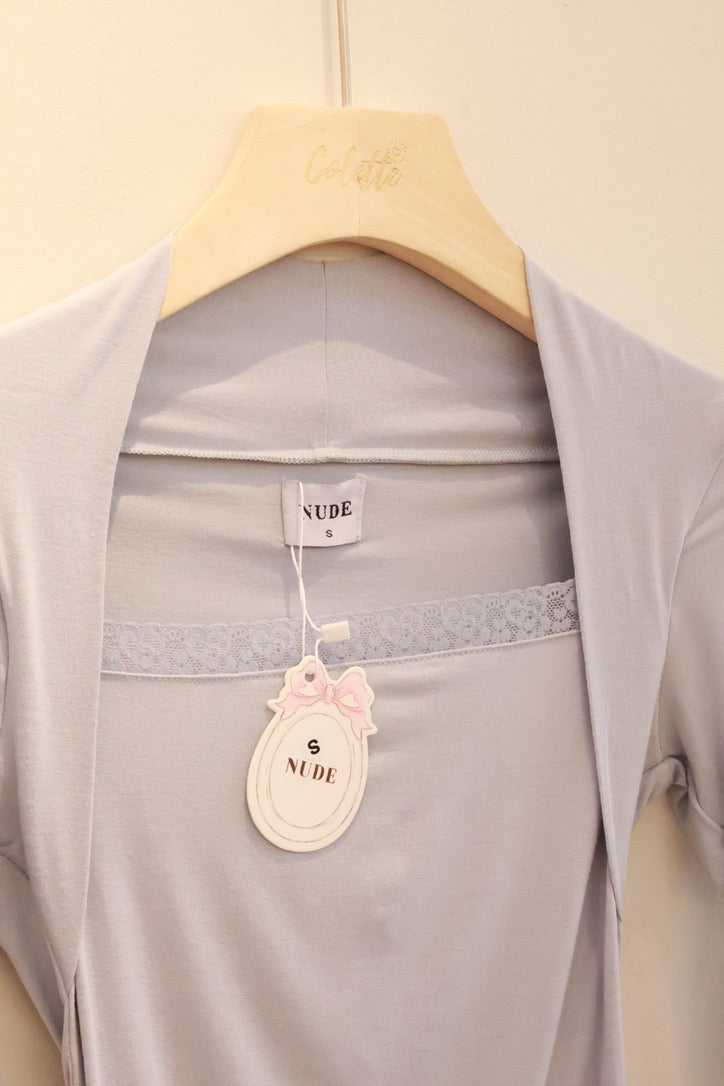 NUDETHELABEL POSY TOP