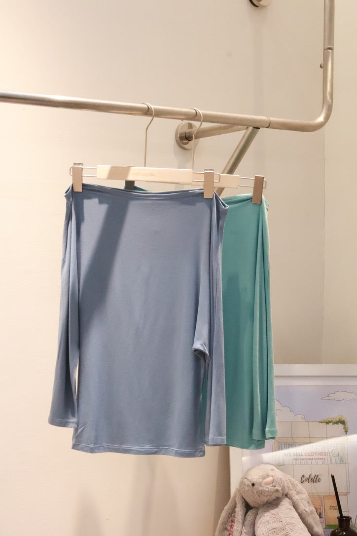 NUDETHELABEL SLOUCHY TOP