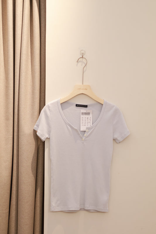 BRANDY Zelly Top- GRAY BLUE