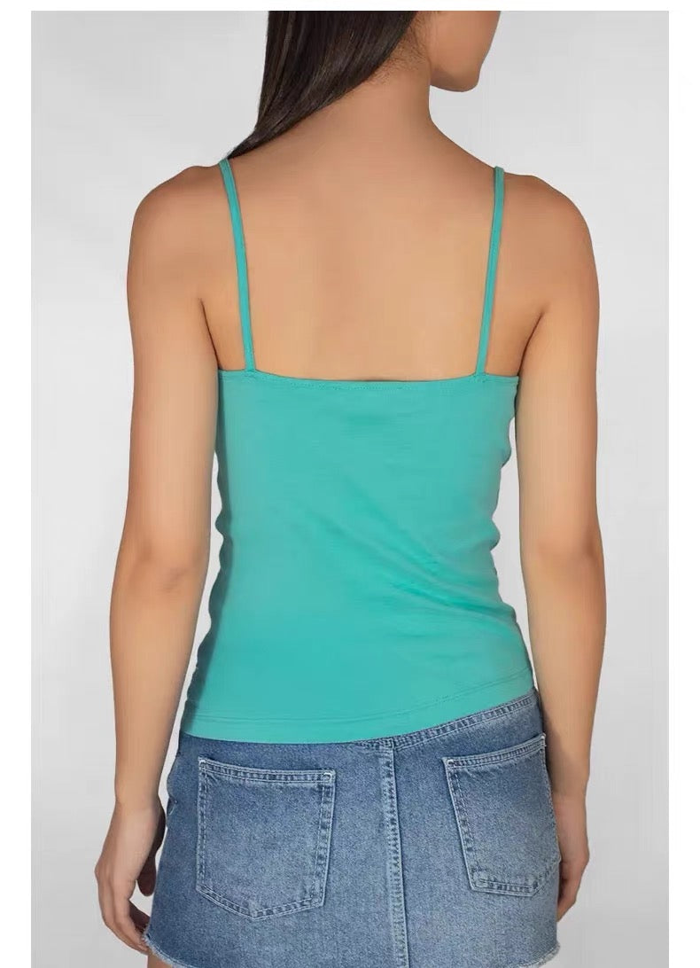 SUBDUED TEAL Basic Cami Tank