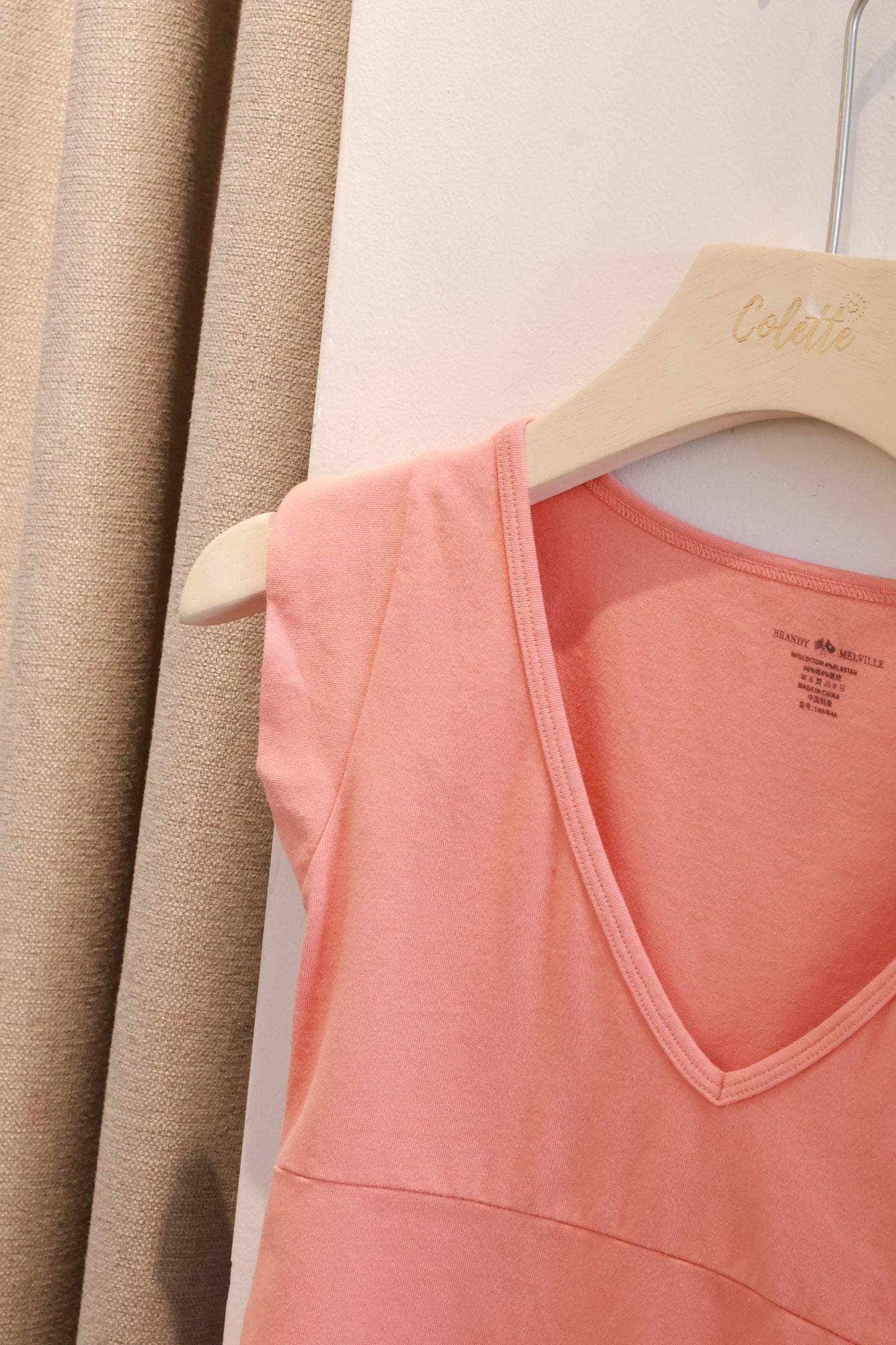 BRANDY Amara SHORT SLEEVE  -CORAL