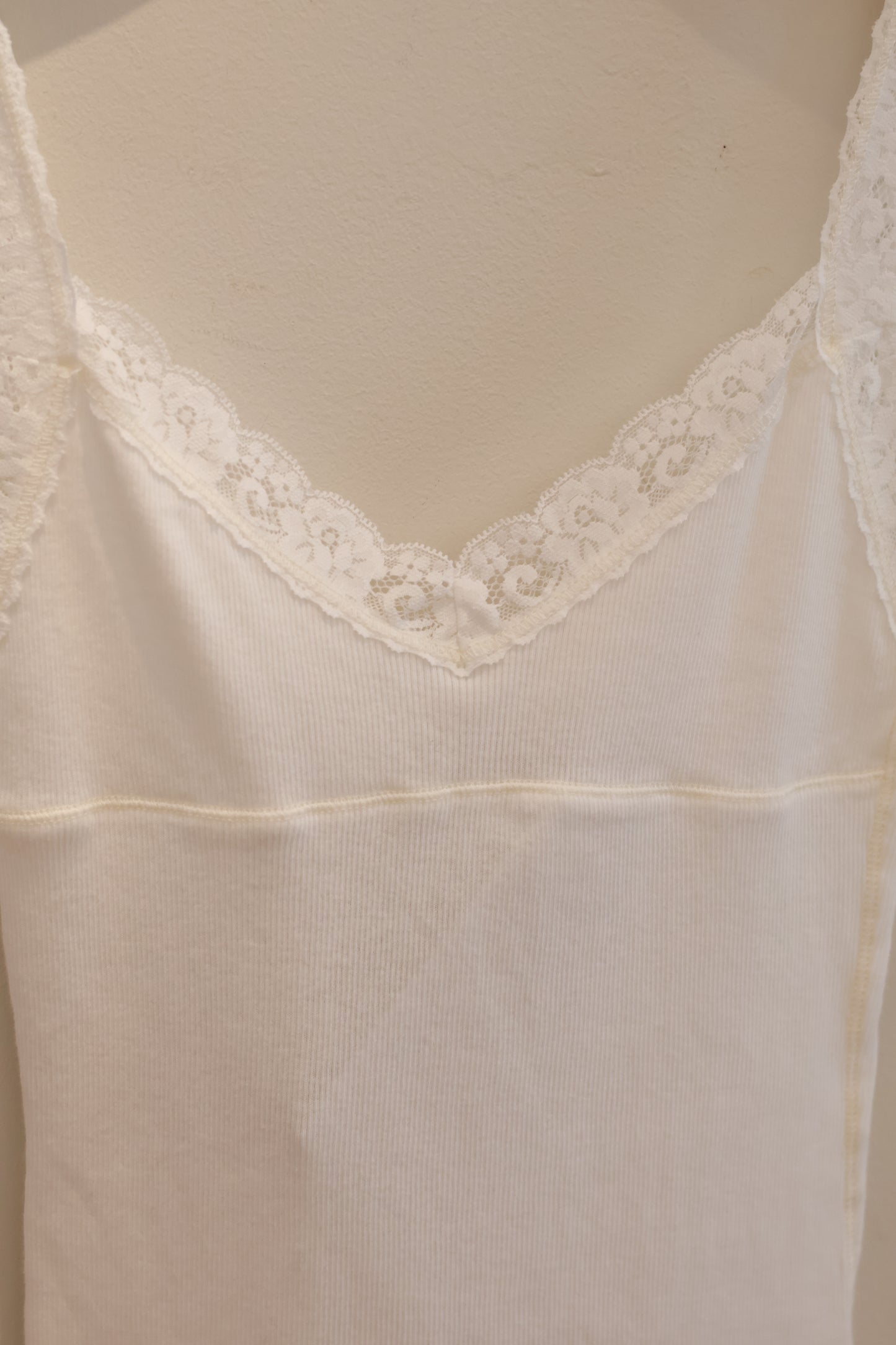 BRANDY Skylar Lace Tank - White