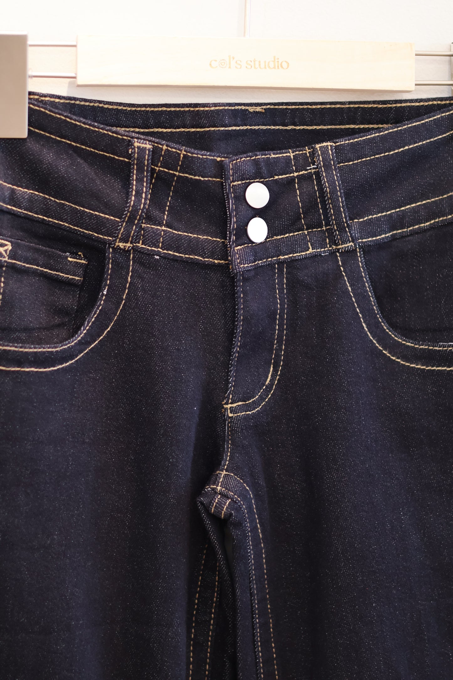 Dark Navy Low Waist Jeans