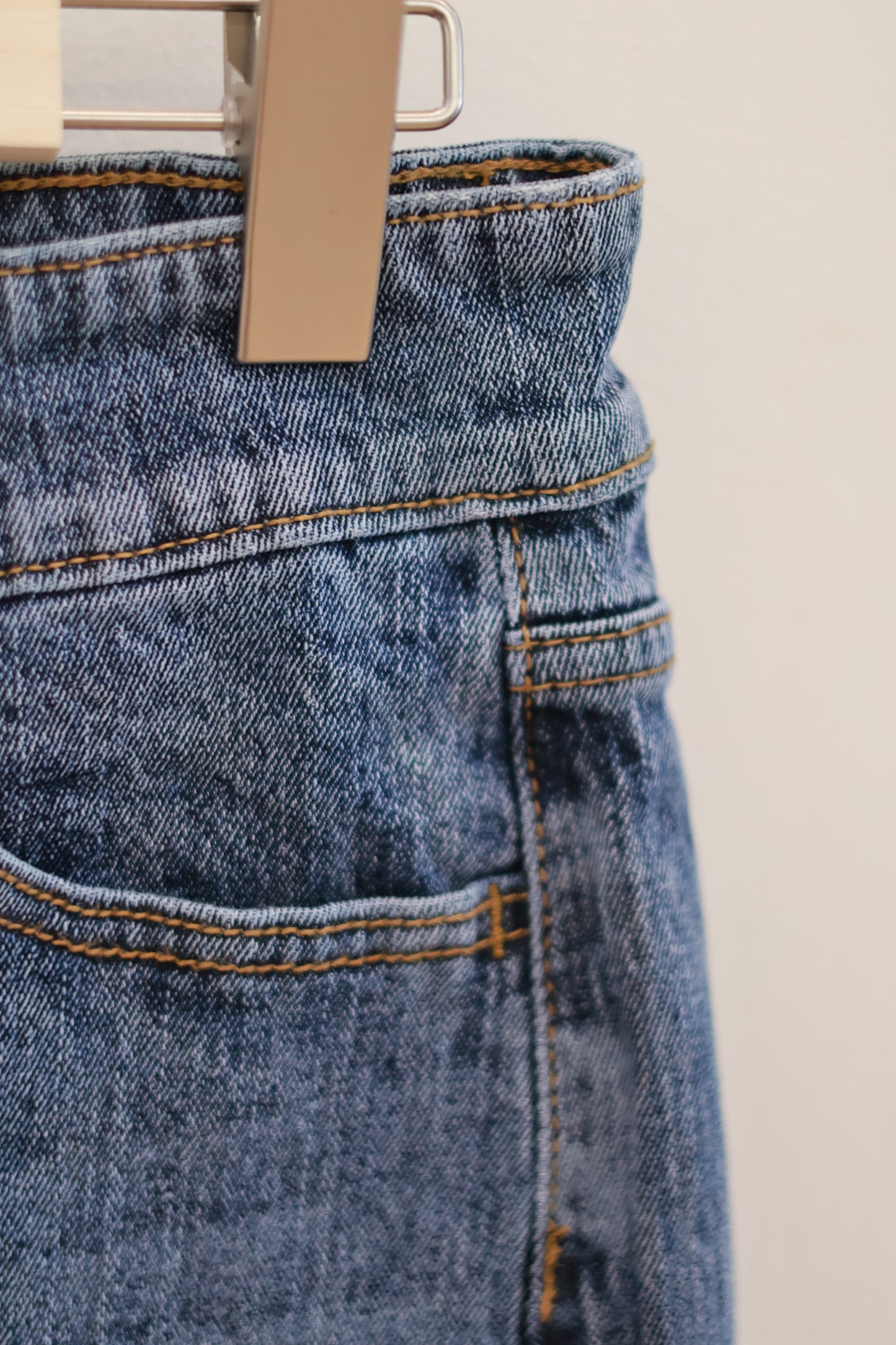 BRANDY Malia Mini Denim Skirt